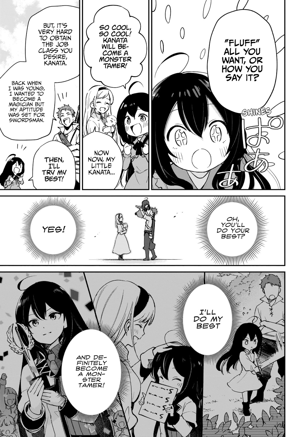 Saint? No, Just a Passing Monster Tamer! ~The Completely Unparalleled Saint Travels with Fluffies~ Chapter 1 page 26 - Chapter 1: Sage, Hero, Saint? No, I've already set my mind on my Job Class!