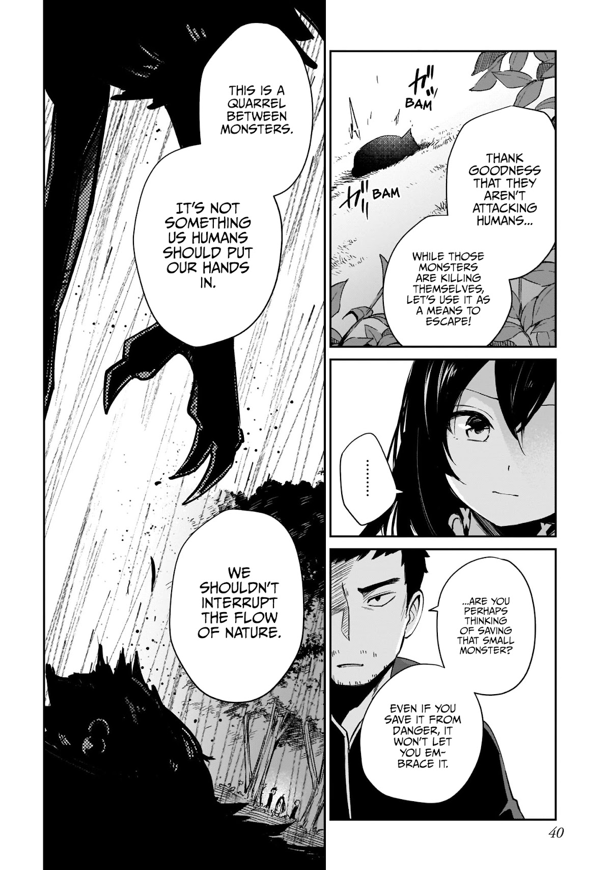 Saint? No, Just a Passing Monster Tamer! ~The Completely Unparalleled Saint Travels with Fluffies~ Chapter 1 page 36 - Chapter 1: Sage, Hero, Saint? No, I've already set my mind on my Job Class!