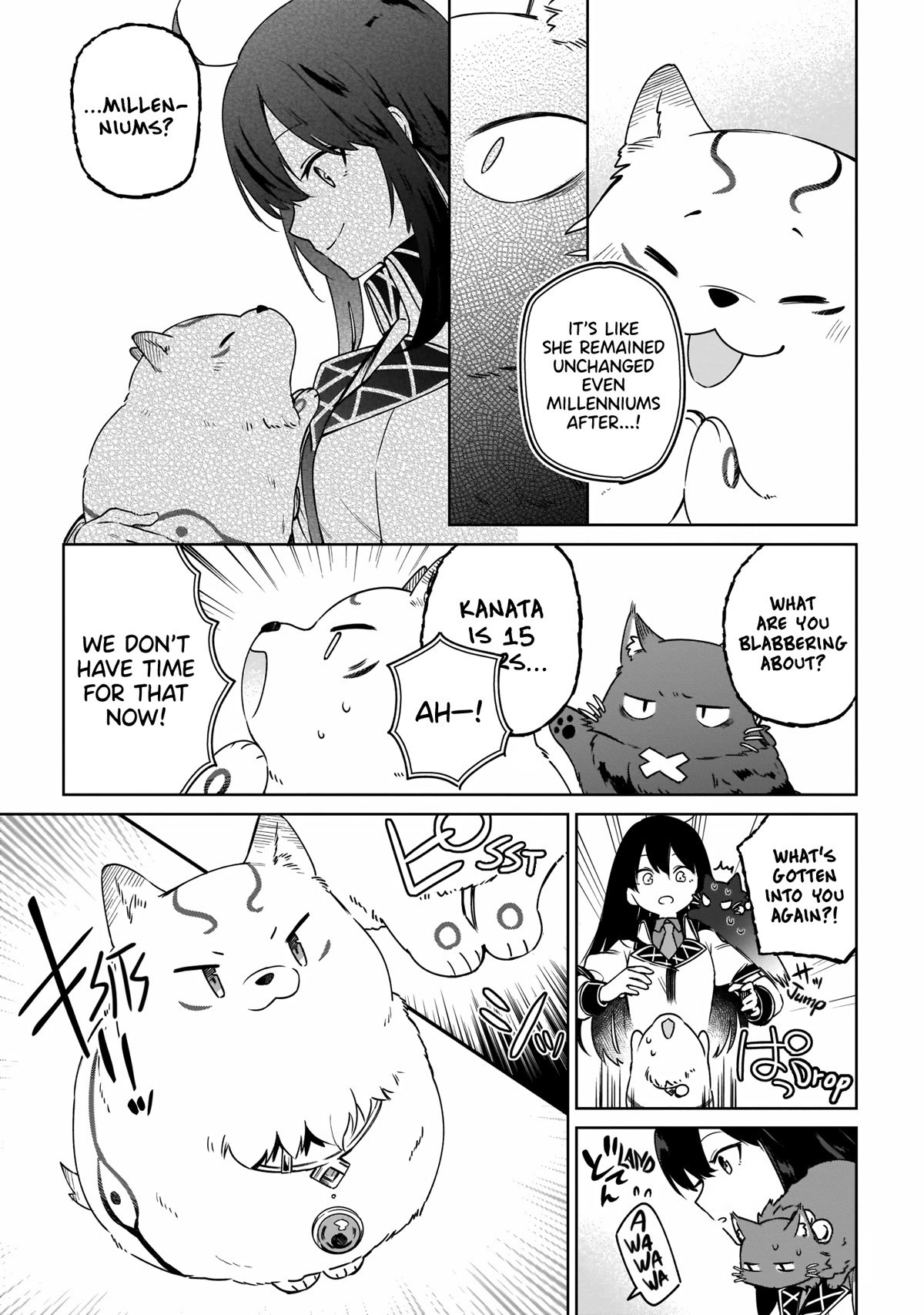Saint? No, Just a Passing Monster Tamer! ~The Completely Unparalleled Saint Travels with Fluffies~ Chapter 10 page 11 - Chapter 10: Divine Wolf Fenrir? No, Starting Today I'm Fenfen!