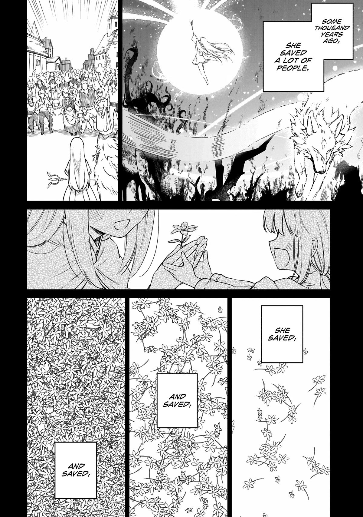 Saint? No, Just a Passing Monster Tamer! ~The Completely Unparalleled Saint Travels with Fluffies~ Chapter 10 page 22 - Chapter 10: Divine Wolf Fenrir? No, Starting Today I'm Fenfen!