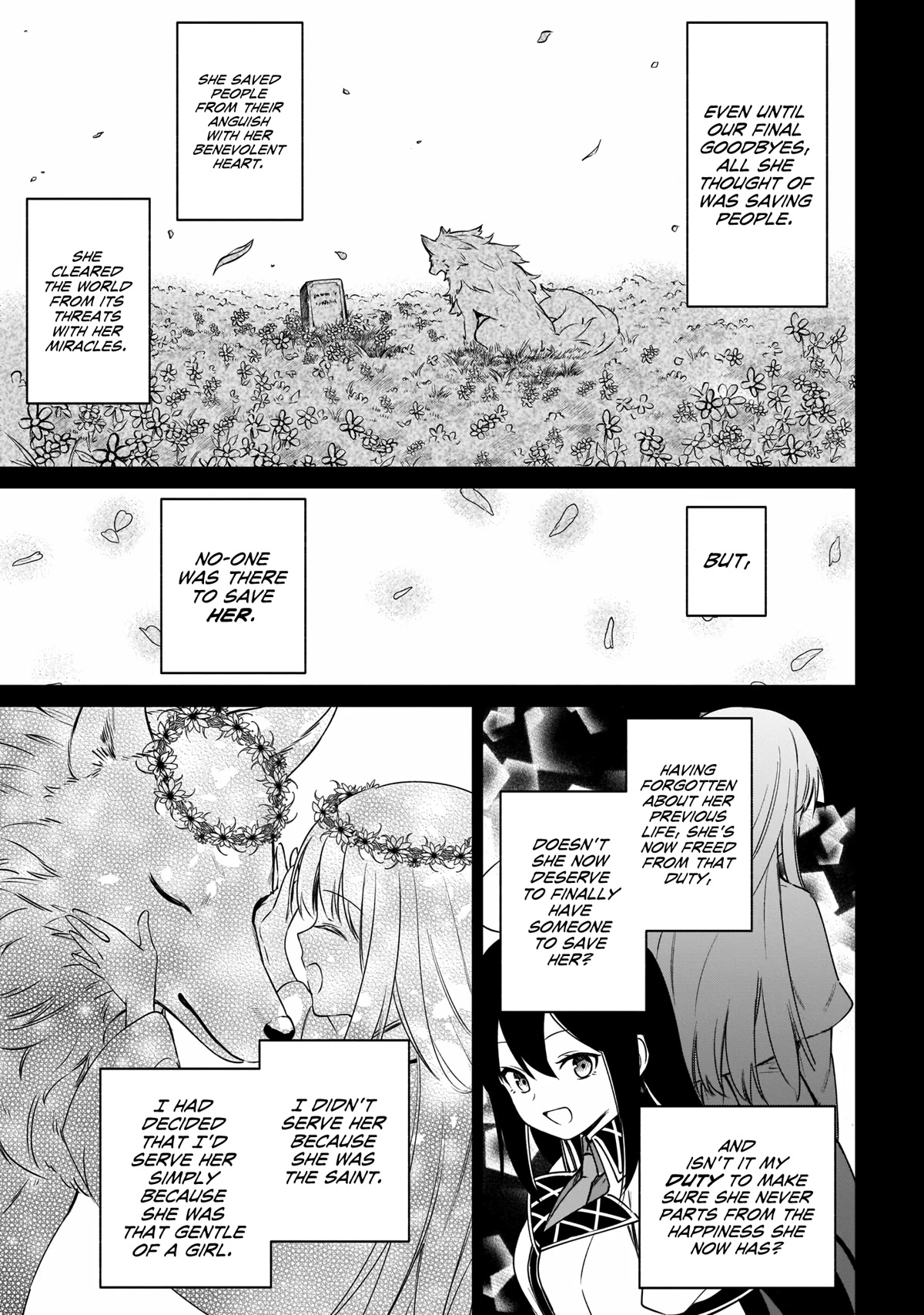 Saint? No, Just a Passing Monster Tamer! ~The Completely Unparalleled Saint Travels with Fluffies~ Chapter 10 page 23 - Chapter 10: Divine Wolf Fenrir? No, Starting Today I'm Fenfen!