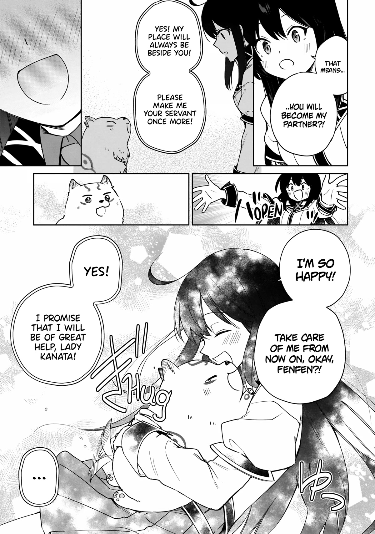Saint? No, Just a Passing Monster Tamer! ~The Completely Unparalleled Saint Travels with Fluffies~ Chapter 10 page 25 - Chapter 10: Divine Wolf Fenrir? No, Starting Today I'm Fenfen!