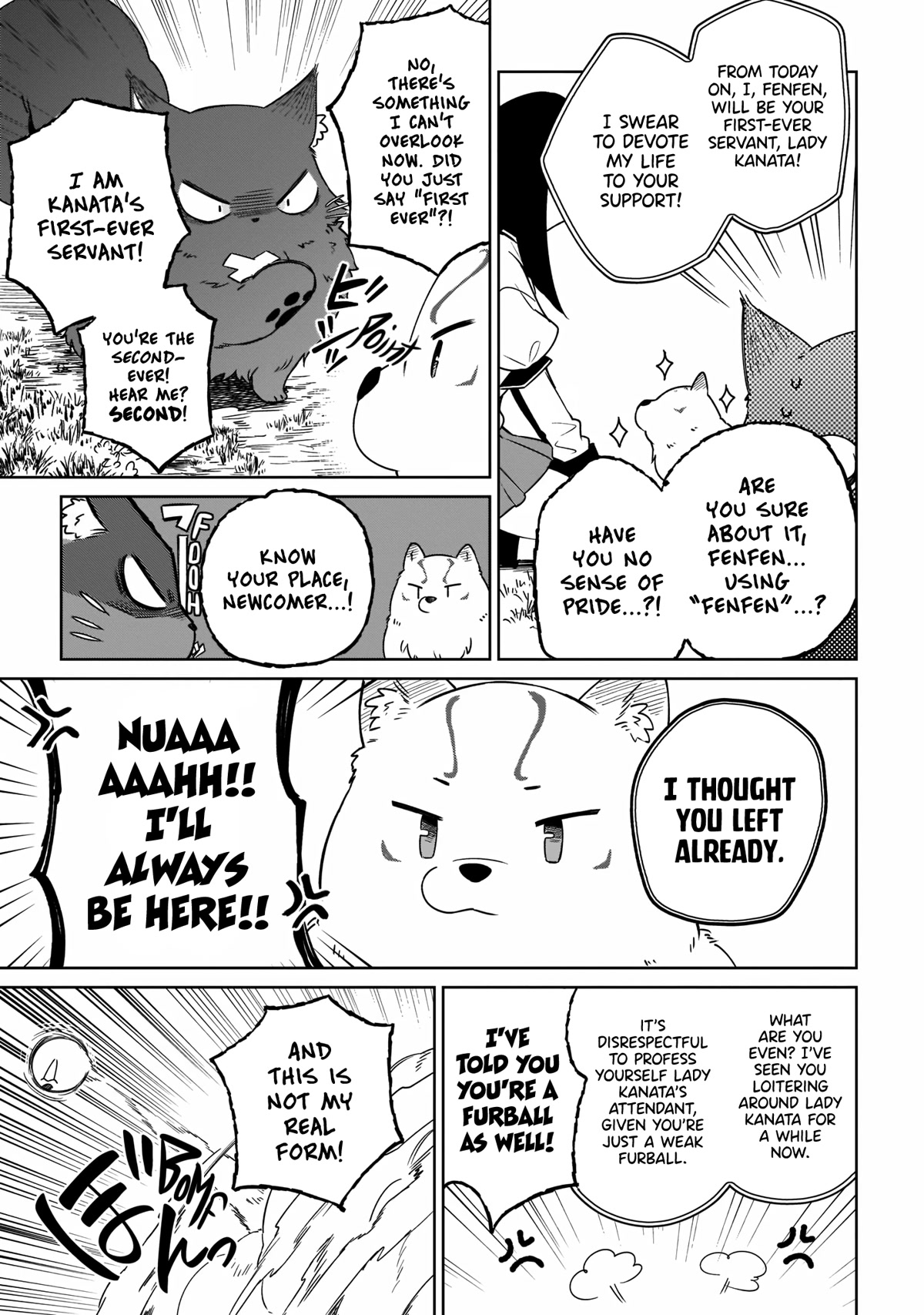 Saint? No, Just a Passing Monster Tamer! ~The Completely Unparalleled Saint Travels with Fluffies~ Chapter 10 page 27 - Chapter 10: Divine Wolf Fenrir? No, Starting Today I'm Fenfen!