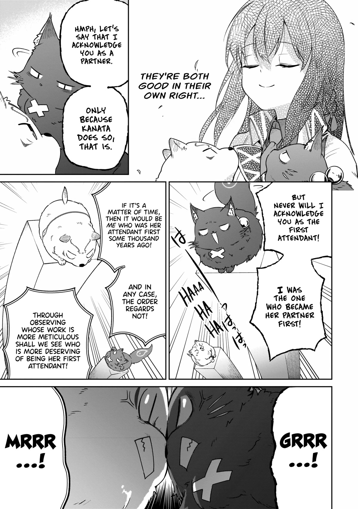 Saint? No, Just a Passing Monster Tamer! ~The Completely Unparalleled Saint Travels with Fluffies~ Chapter 10 page 33 - Chapter 10: Divine Wolf Fenrir? No, Starting Today I'm Fenfen!