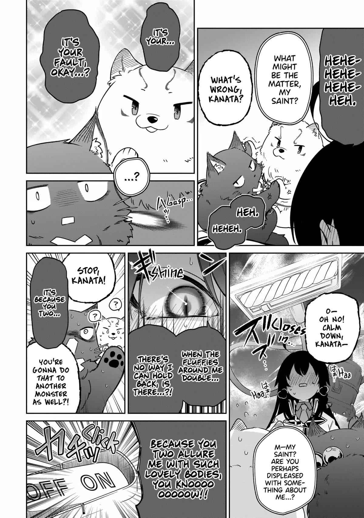 Saint? No, Just a Passing Monster Tamer! ~The Completely Unparalleled Saint Travels with Fluffies~ Chapter 10 page 6 - Chapter 10: Divine Wolf Fenrir? No, Starting Today I'm Fenfen!