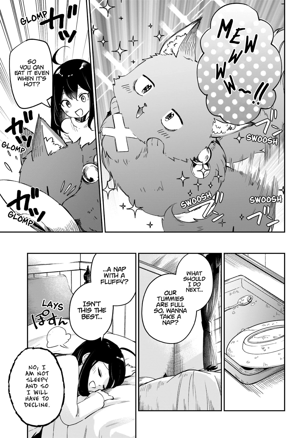 Saint? No, Just a Passing Monster Tamer! ~The Completely Unparalleled Saint Travels with Fluffies~ Chapter 2 page 12 - Chapter 2: A furball cat? No, it's Demon Lord Zagugiel!