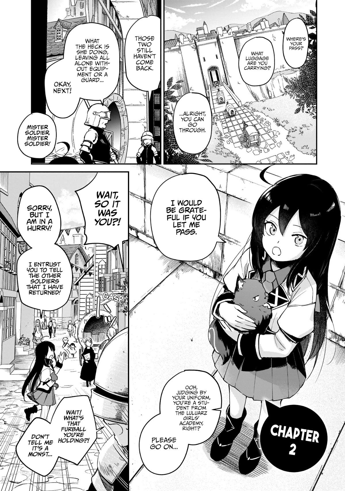 Saint? No, Just a Passing Monster Tamer! ~The Completely Unparalleled Saint Travels with Fluffies~ Chapter 2 page 2 - Chapter 2: A furball cat? No, it's Demon Lord Zagugiel!