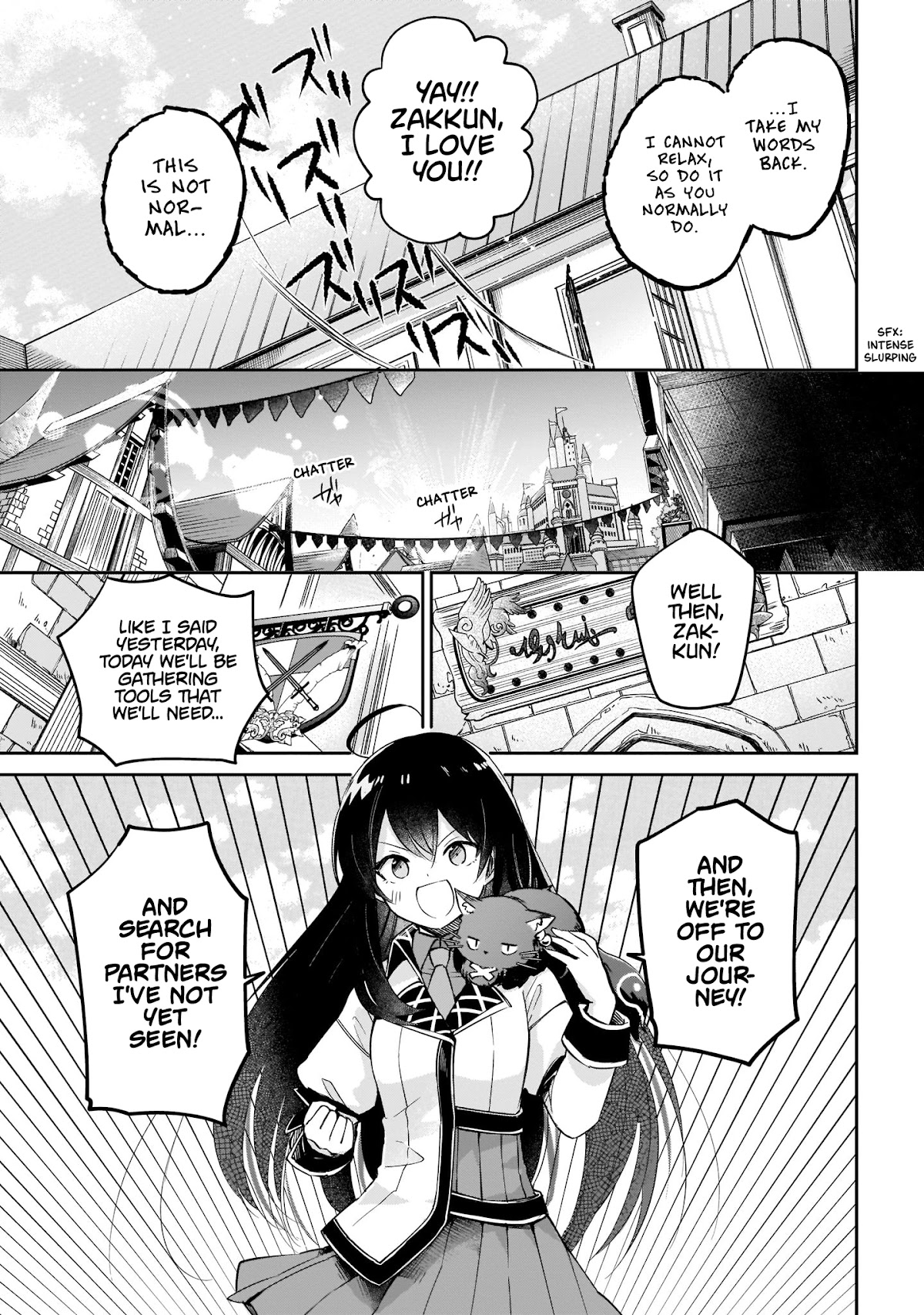 Saint? No, Just a Passing Monster Tamer! ~The Completely Unparalleled Saint Travels with Fluffies~ Chapter 2 page 54 - Chapter 2: A furball cat? No, it's Demon Lord Zagugiel!
