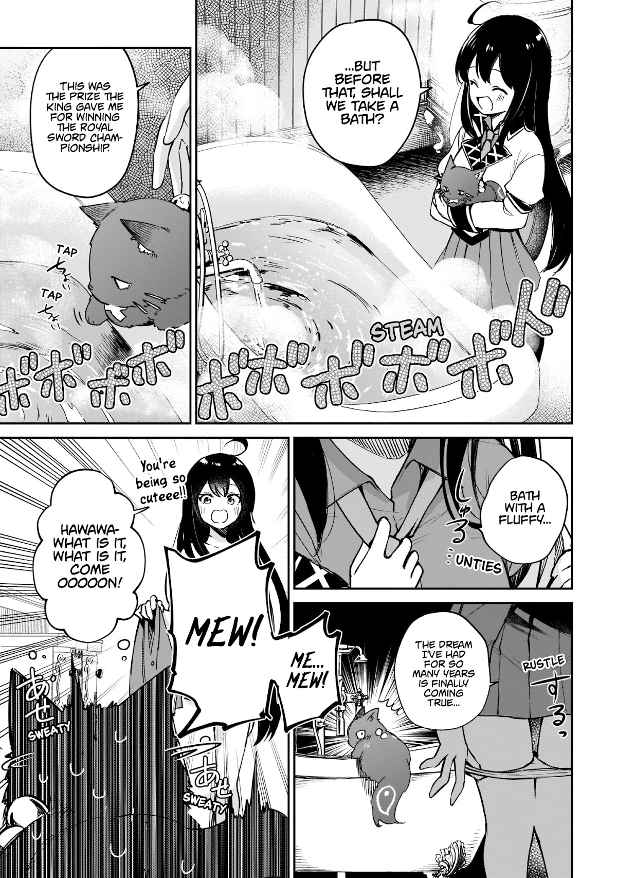 Saint? No, Just a Passing Monster Tamer! ~The Completely Unparalleled Saint Travels with Fluffies~ Chapter 2 page 6 - Chapter 2: A furball cat? No, it's Demon Lord Zagugiel!