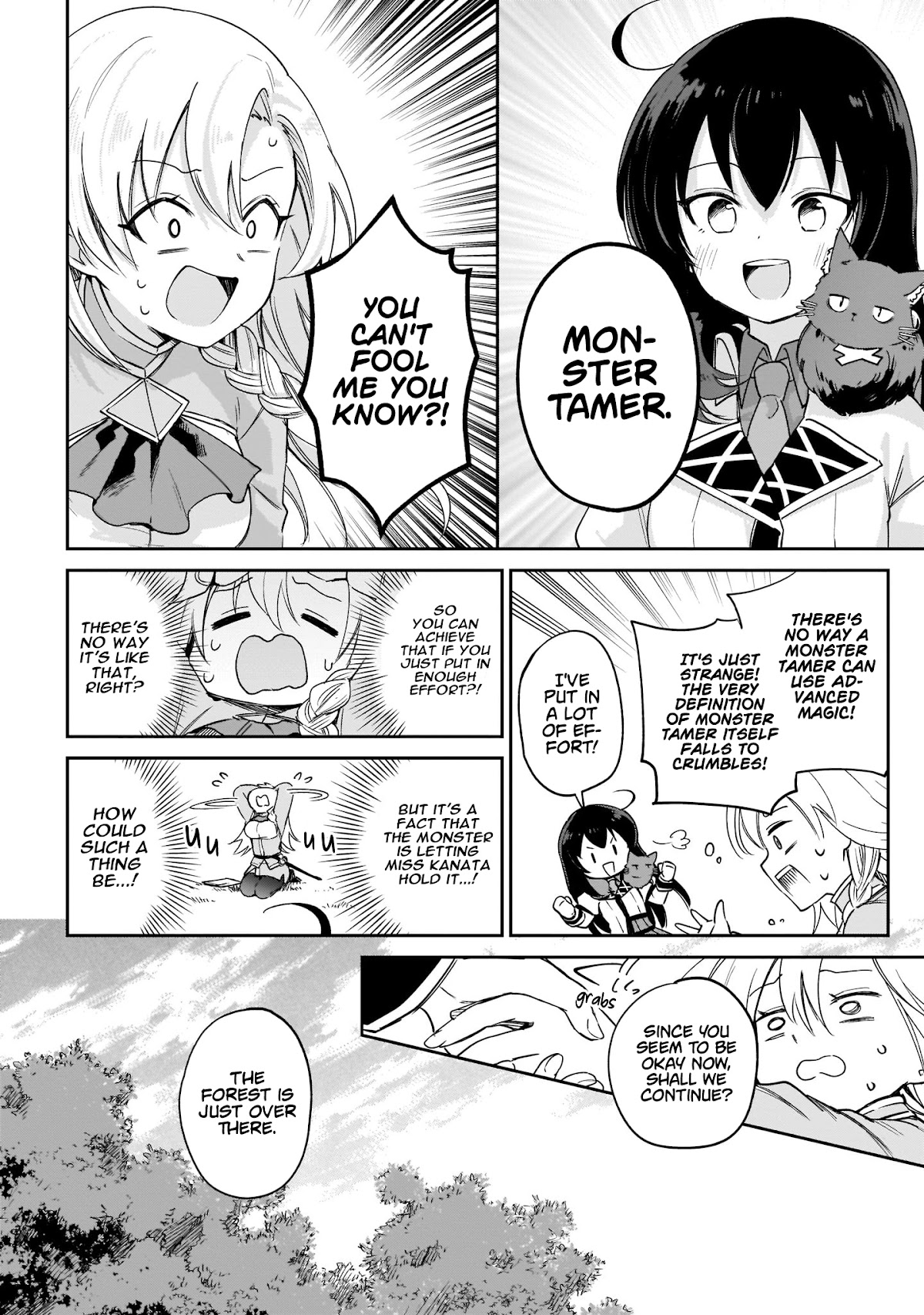 Saint? No, Just a Passing Monster Tamer! ~The Completely Unparalleled Saint Travels with Fluffies~ Chapter 3 page 23 - Chapter 3: Dragon extermination? No, simply herb harvesting!