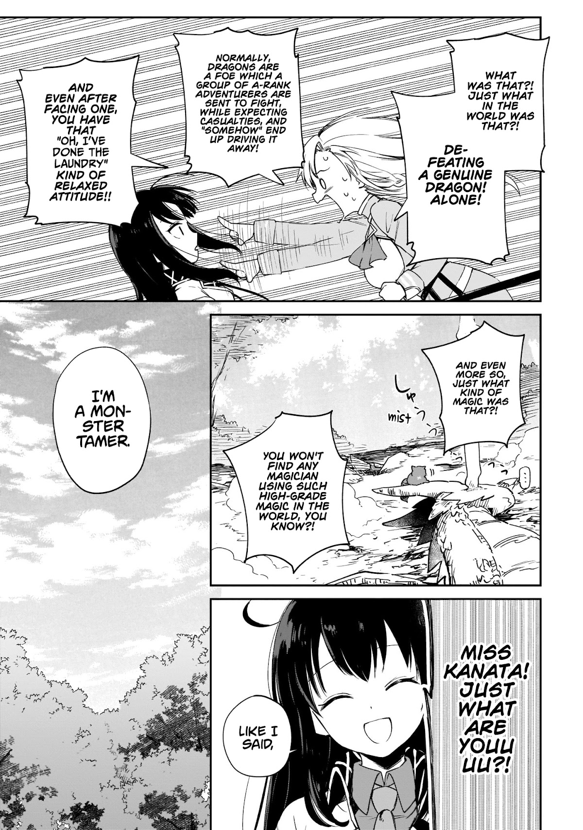 Saint? No, Just a Passing Monster Tamer! ~The Completely Unparalleled Saint Travels with Fluffies~ Chapter 3 page 48 - Chapter 3: Dragon extermination? No, simply herb harvesting!