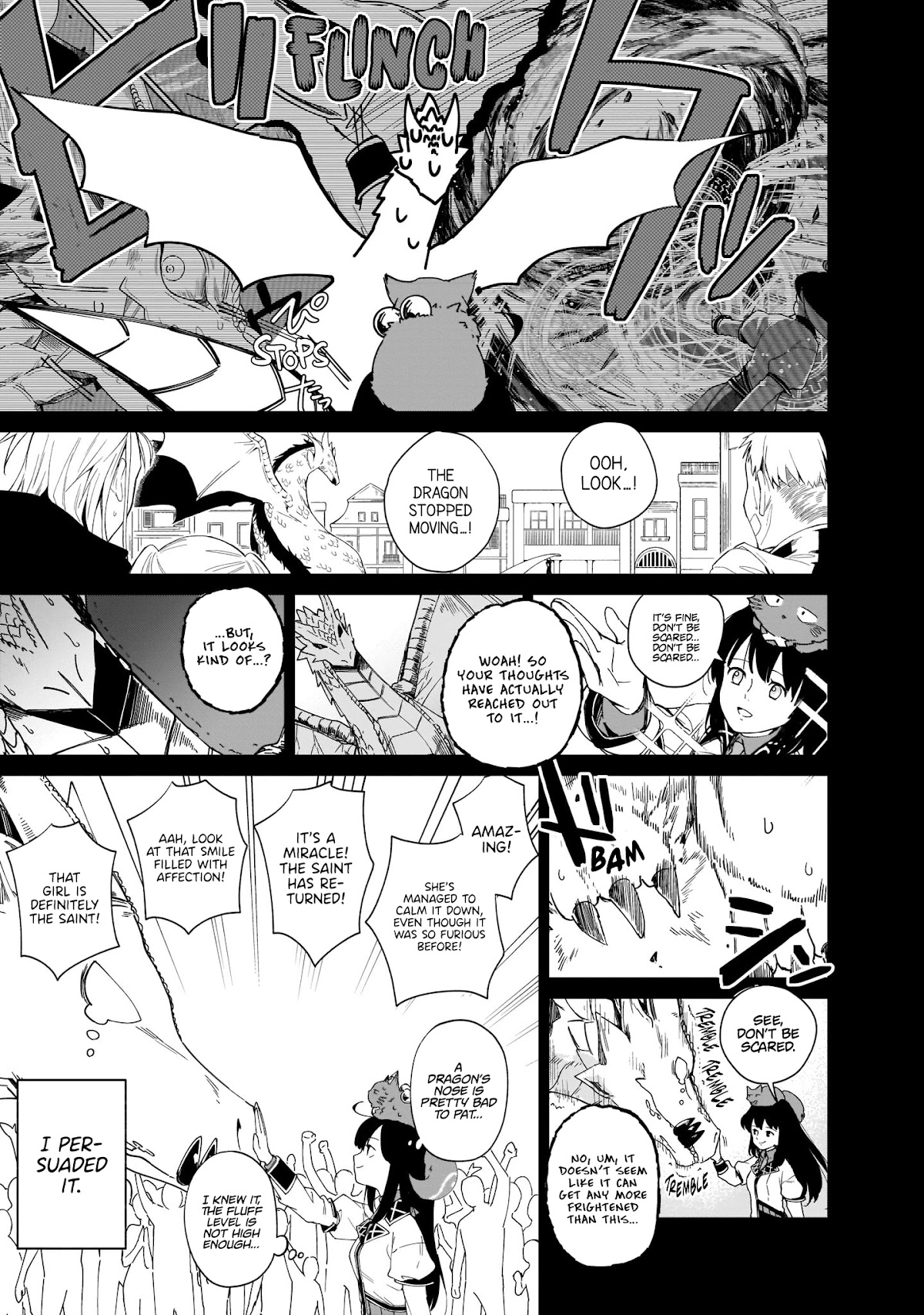 Saint? No, Just a Passing Monster Tamer! ~The Completely Unparalleled Saint Travels with Fluffies~ Chapter 7 page 12 - Chapter 7: Saint? No, Just a Passing Monster Tamer!