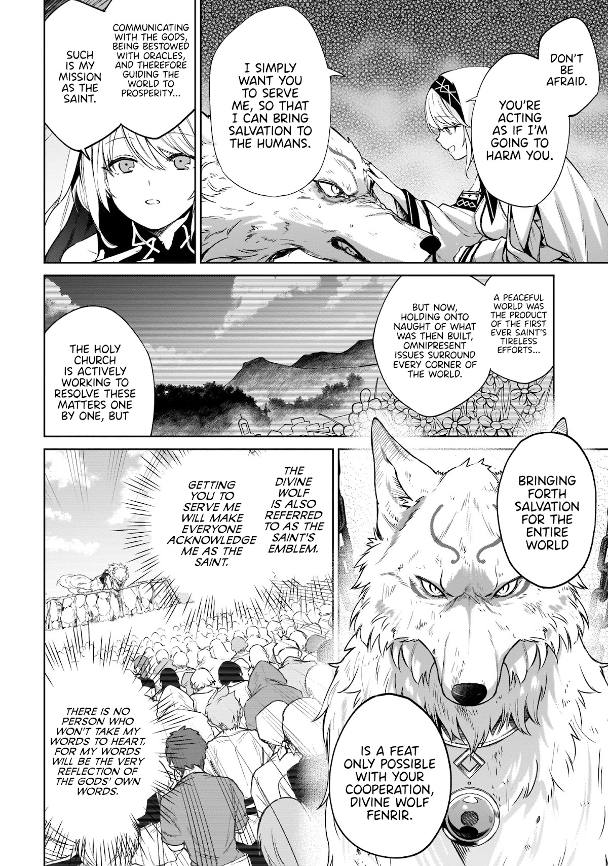 Saint? No, Just a Passing Monster Tamer! ~The Completely Unparalleled Saint Travels with Fluffies~ Chapter 8 page 2 - Chapter 8: Saint? No, Just a Fake Who's Pretending to Be One!
