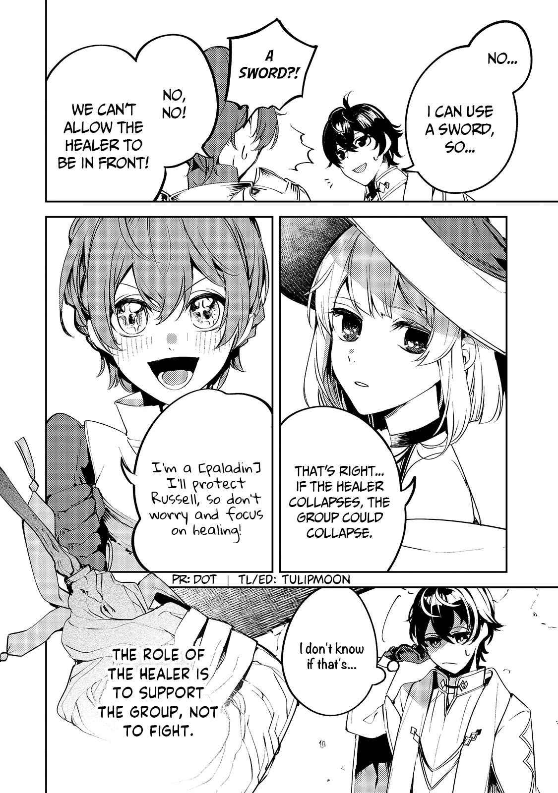 Saint of Black Kite ~The Banished Healer Masters Dark Magic With Abundant Magical Power~ Chapter 1 page 20 - Chapter 1: Those who lose their role will be expelled from the group.