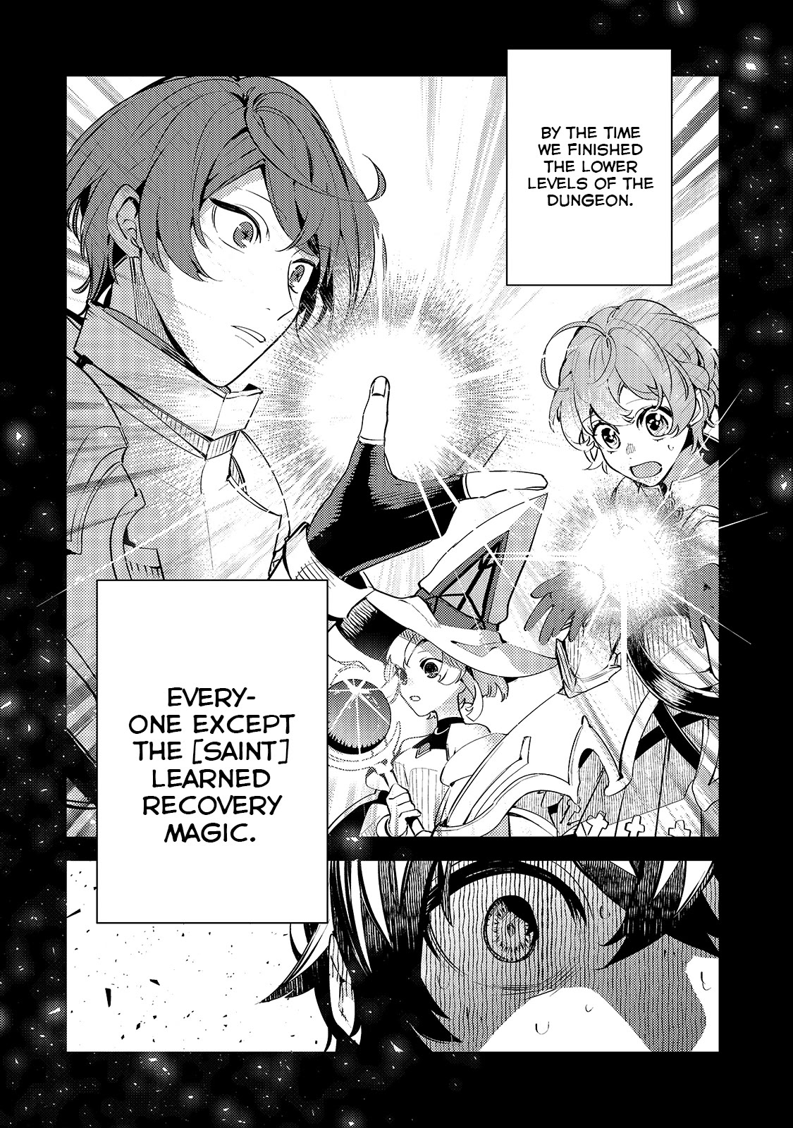 Saint of Black Kite ~The Banished Healer Masters Dark Magic With Abundant Magical Power~ Chapter 1 page 25 - Chapter 1: Those who lose their role will be expelled from the group.