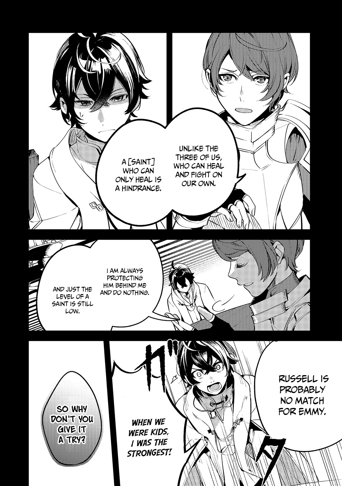 Saint of Black Kite ~The Banished Healer Masters Dark Magic With Abundant Magical Power~ Chapter 1 page 27 - Chapter 1: Those who lose their role will be expelled from the group.