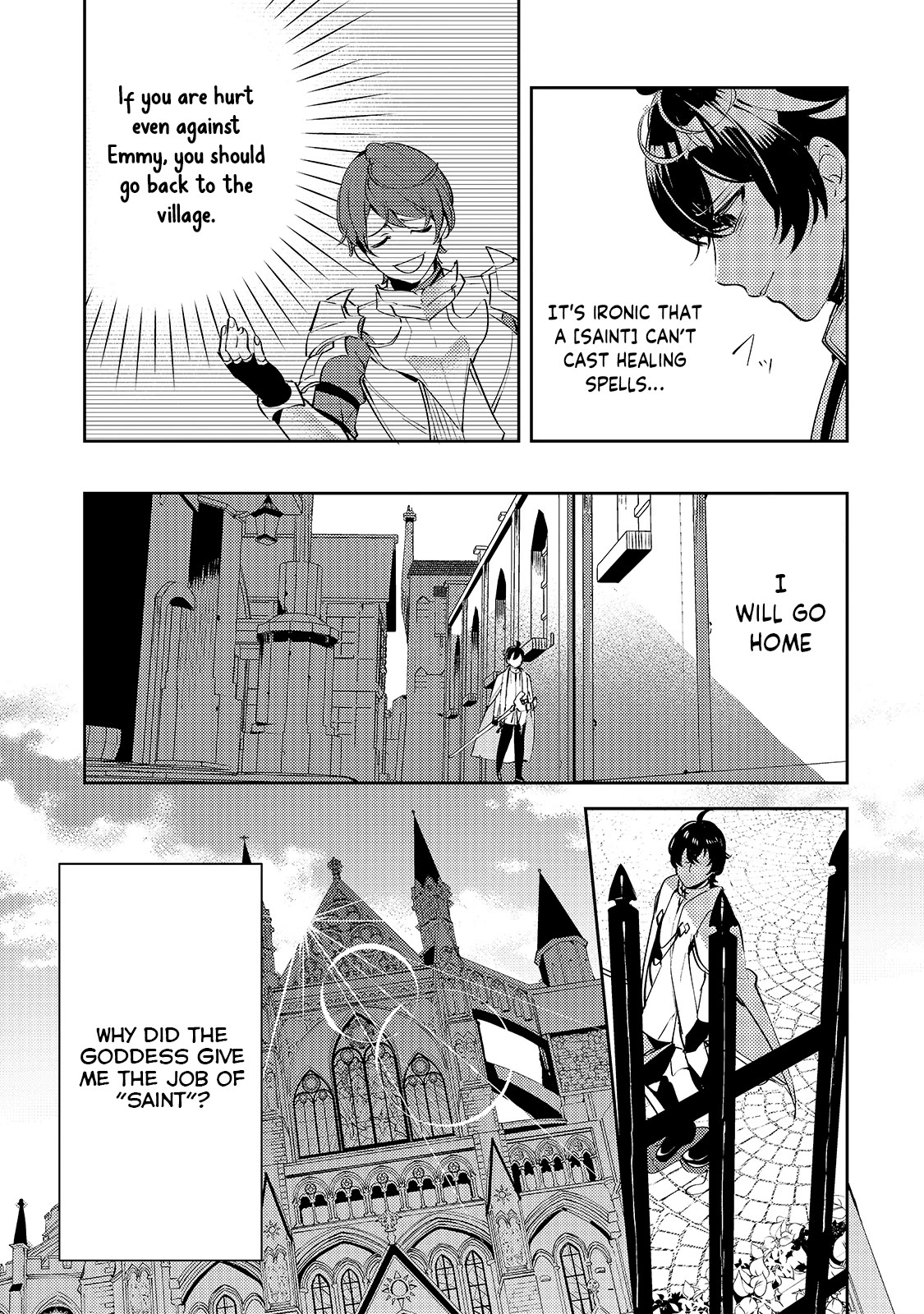 Saint of Black Kite ~The Banished Healer Masters Dark Magic With Abundant Magical Power~ Chapter 1 page 32 - Chapter 1: Those who lose their role will be expelled from the group.