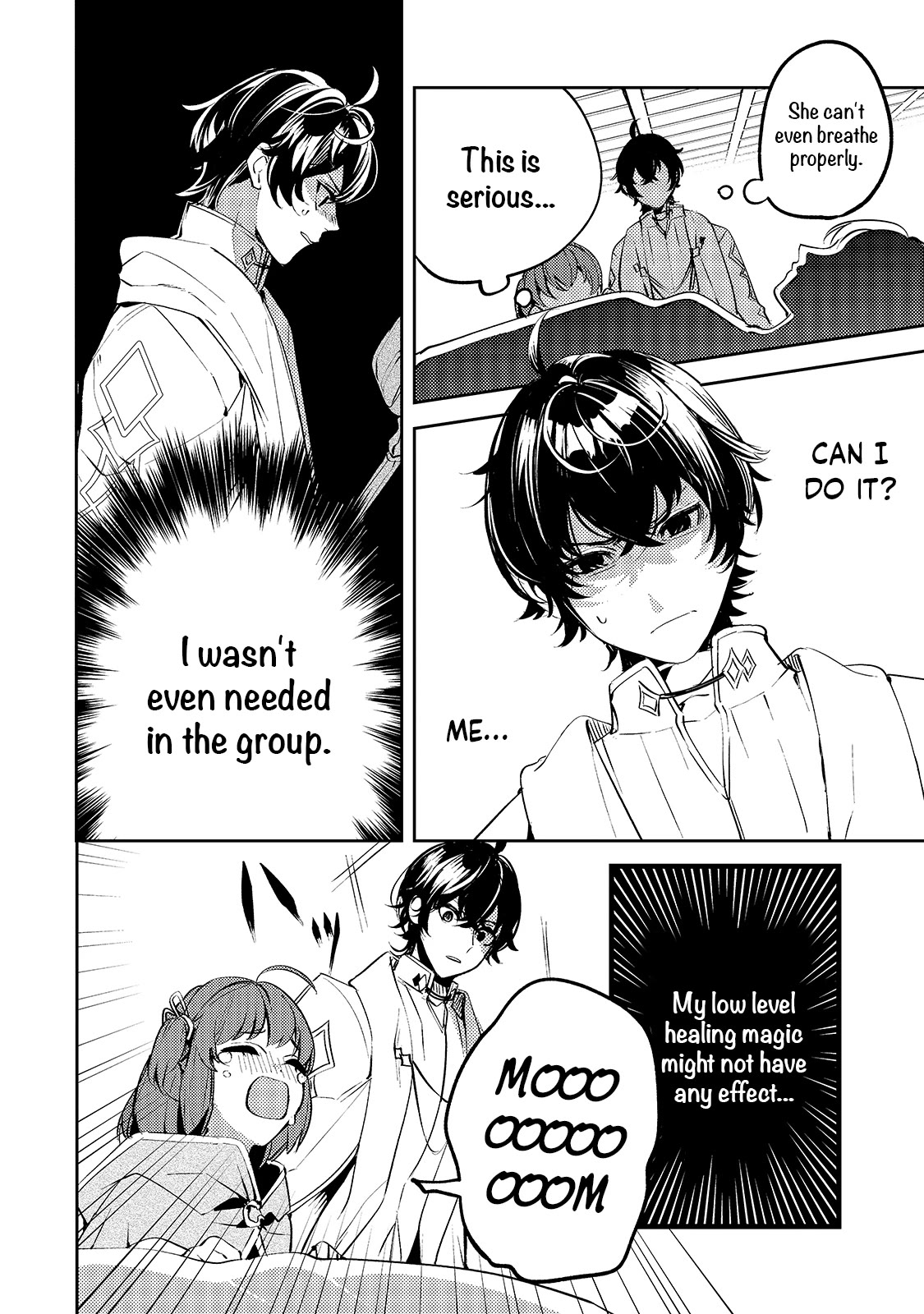 Saint of Black Kite ~The Banished Healer Masters Dark Magic With Abundant Magical Power~ Chapter 1 page 41 - Chapter 1: Those who lose their role will be expelled from the group.