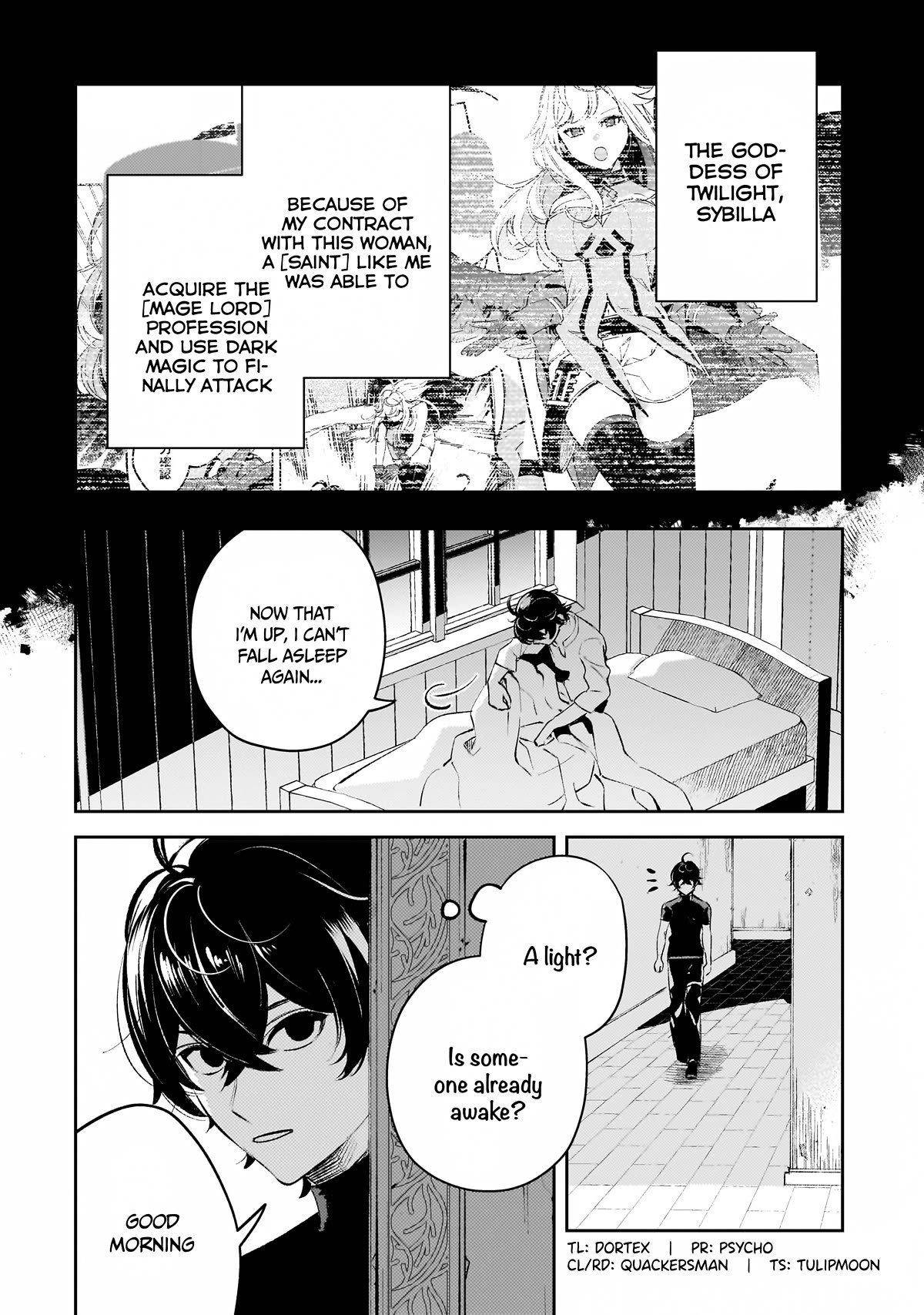 Saint of Black Kite ~The Banished Healer Masters Dark Magic With Abundant Magical Power~ Chapter 12 page 9 - Chapter 12: The relief of being assured I'm not the me from my memories.