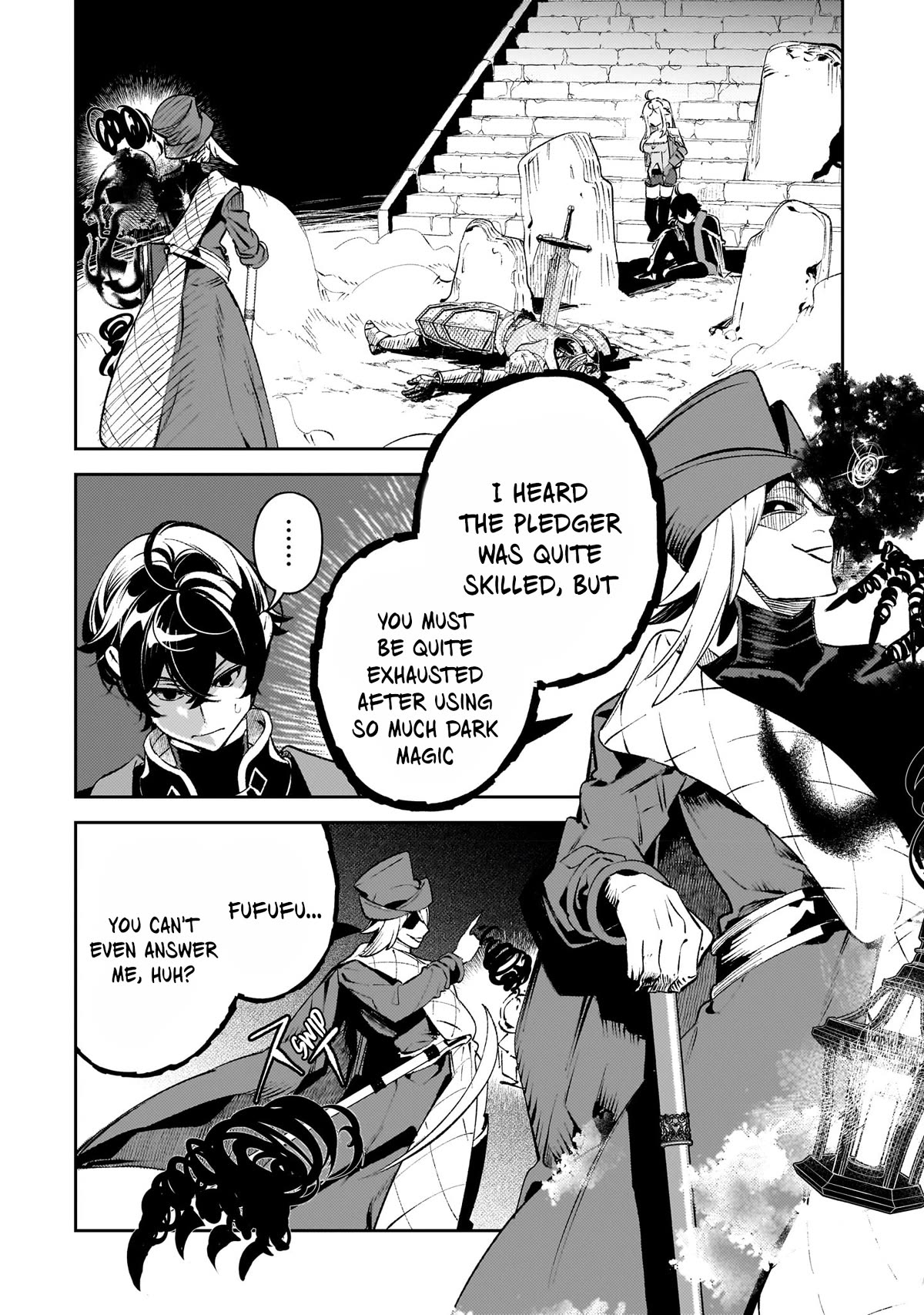 Saint of Black Kite ~The Banished Healer Masters Dark Magic With Abundant Magical Power~ Chapter 13 page 10 - Chapter 13: I feel it fighting the floor boss; My own growth, and my partner's strength.