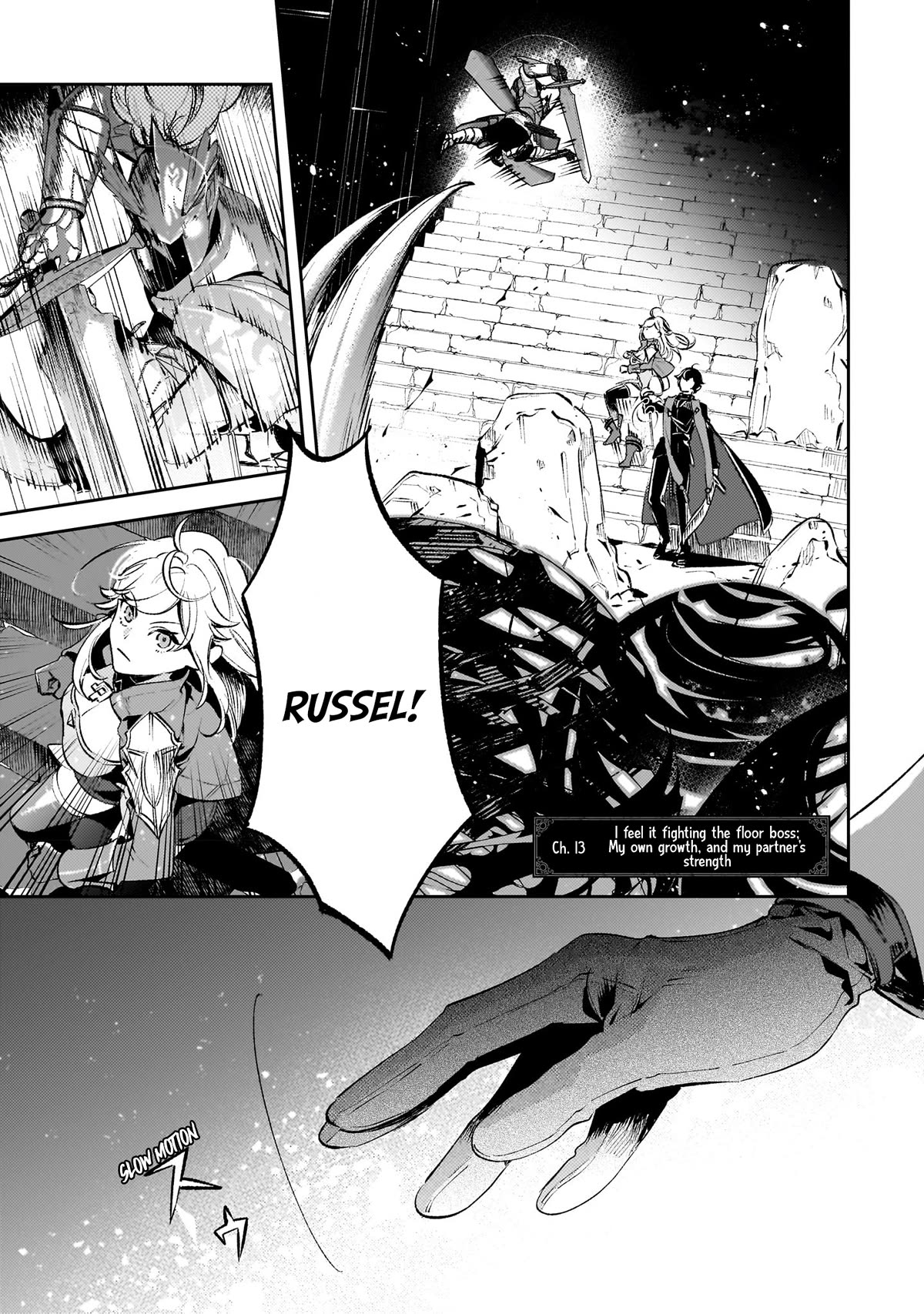 Saint of Black Kite ~The Banished Healer Masters Dark Magic With Abundant Magical Power~ Chapter 13 page 2 - Chapter 13: I feel it fighting the floor boss; My own growth, and my partner's strength.