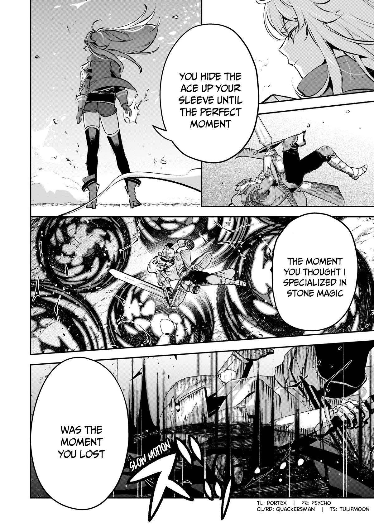 Saint of Black Kite ~The Banished Healer Masters Dark Magic With Abundant Magical Power~ Chapter 13 page 4 - Chapter 13: I feel it fighting the floor boss; My own growth, and my partner's strength.