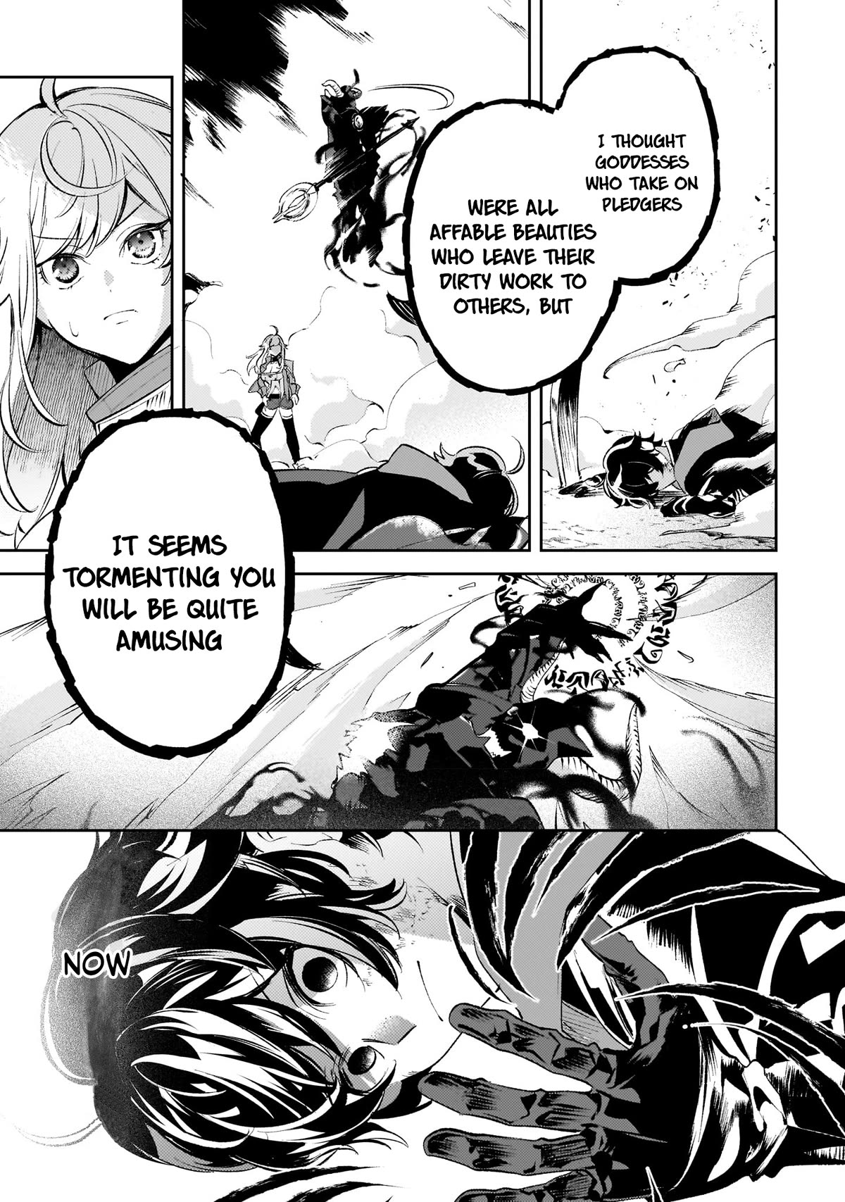 Saint of Black Kite ~The Banished Healer Masters Dark Magic With Abundant Magical Power~ Chapter 14 page 10 - Chapter 14: The Demon King's plan, The Goddess' knowledge, and my power