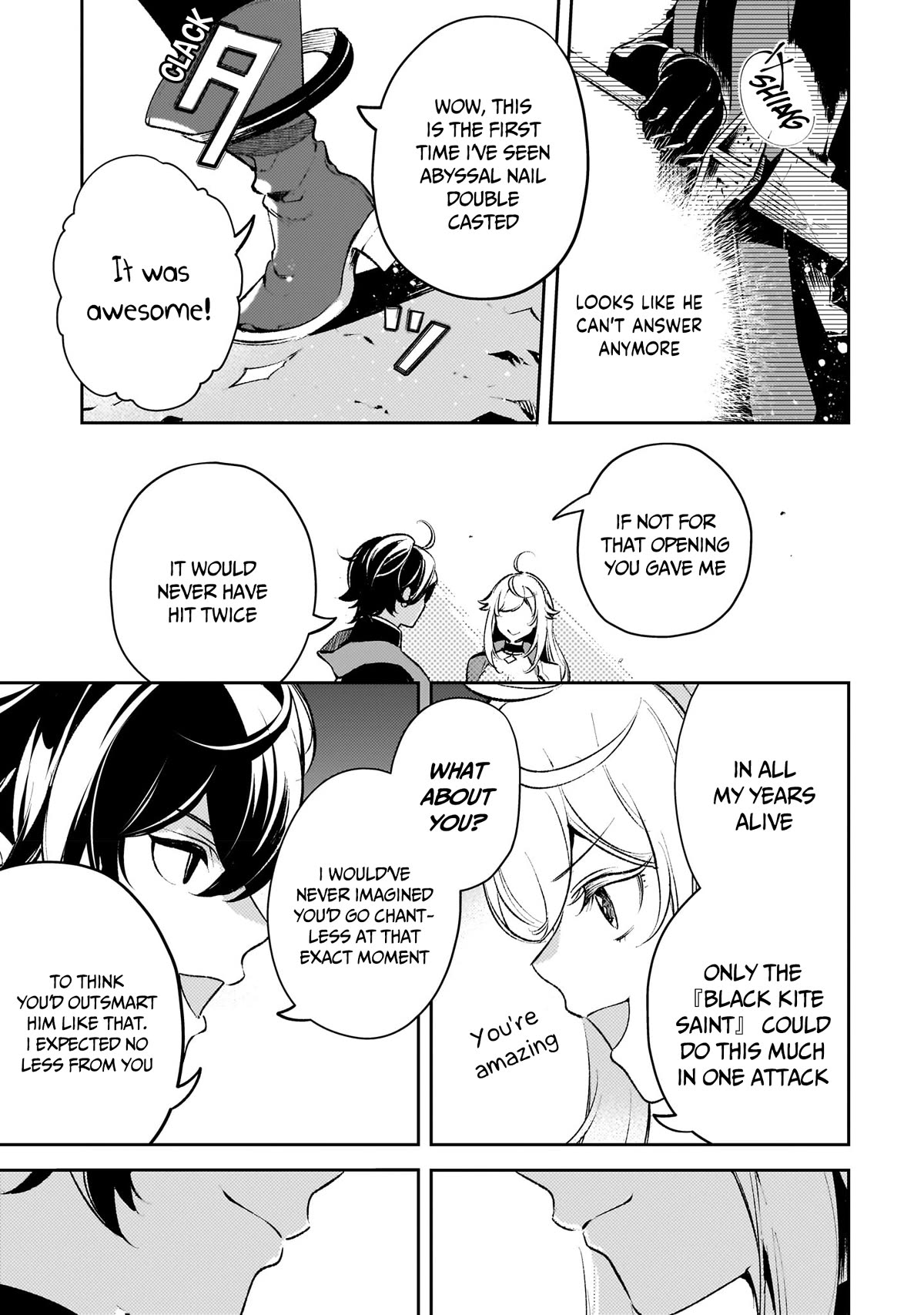 Saint of Black Kite ~The Banished Healer Masters Dark Magic With Abundant Magical Power~ Chapter 15 page 14 - Chapter 15: The fight with the Demon King, my true feelings, and transformation