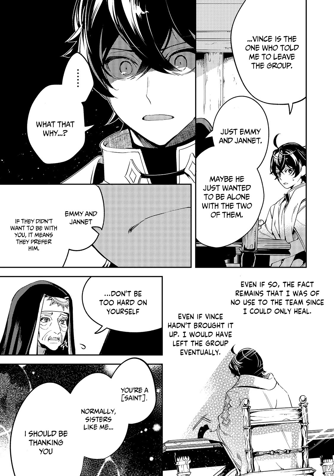 Saint of Black Kite ~The Banished Healer Masters Dark Magic With Abundant Magical Power~ Chapter 2 page 18 - Chapter 2: My best friends hidden side.