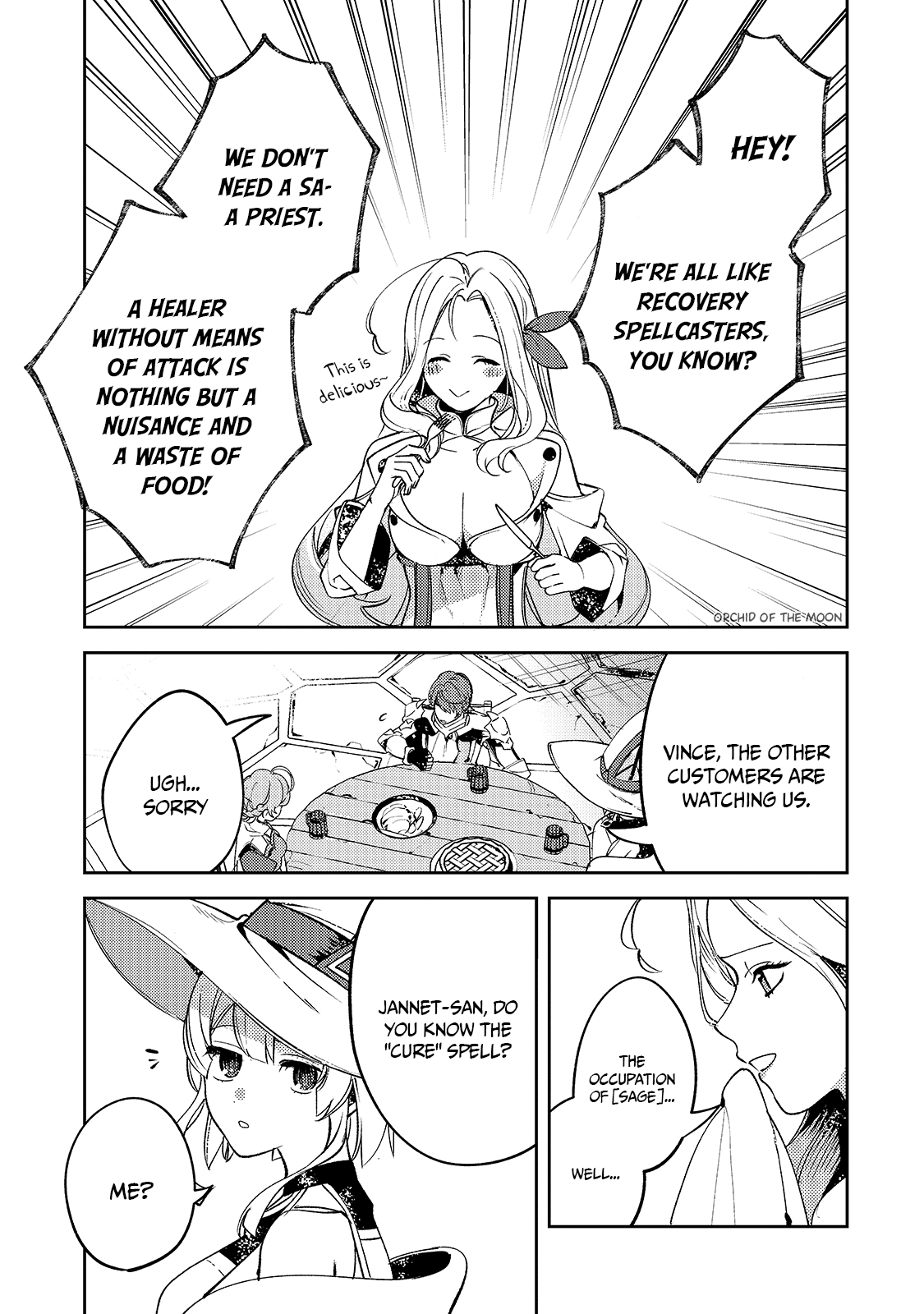 Saint of Black Kite ~The Banished Healer Masters Dark Magic With Abundant Magical Power~ Chapter 4 page 12 - Chapter 4: The lost things that will never return.