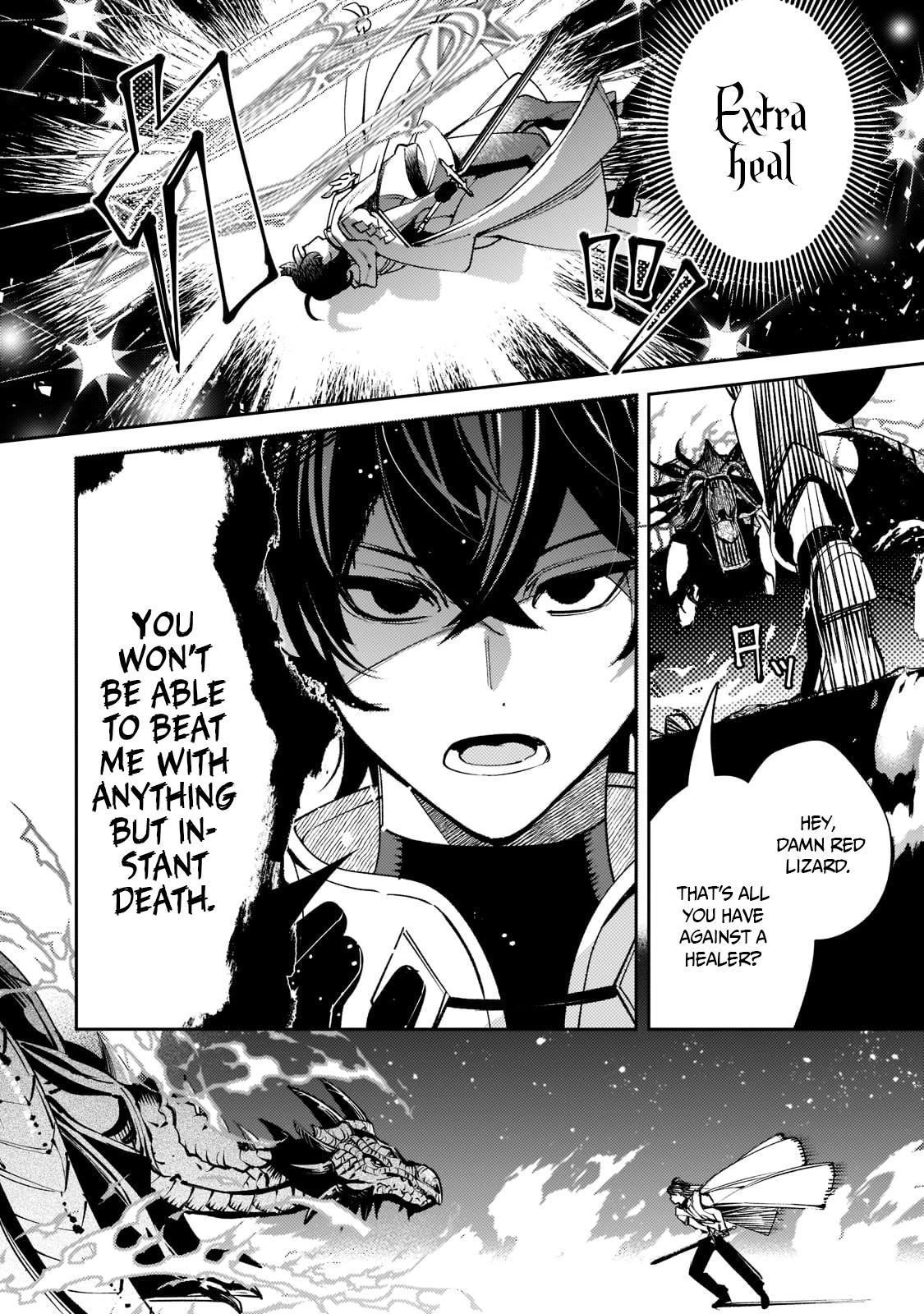 Saint of Black Kite ~The Banished Healer Masters Dark Magic With Abundant Magical Power~ Chapter 6 page 12 - Chapter 6: The bravery and the story of that bird, together with the goddess he believed in.