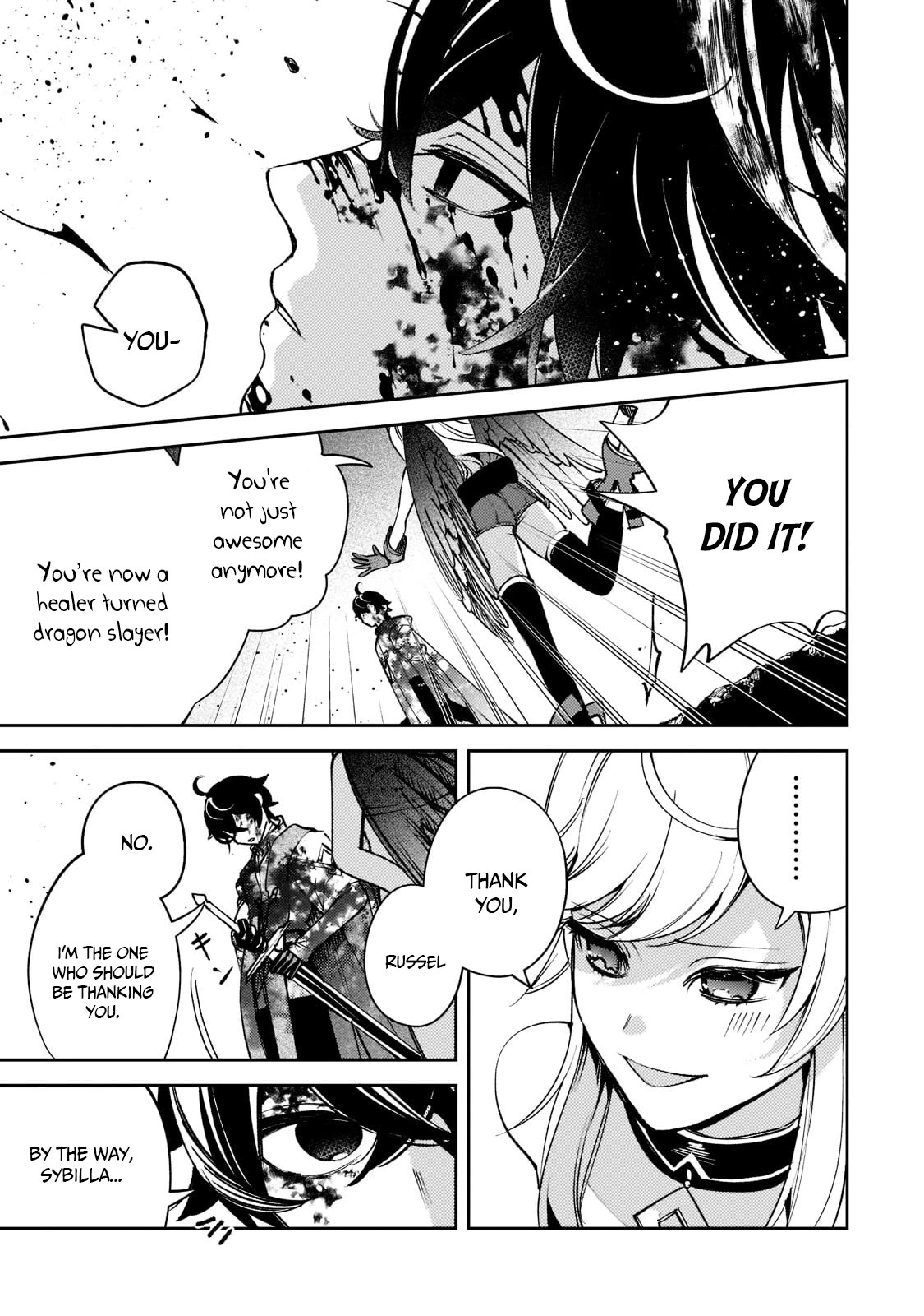 Saint of Black Kite ~The Banished Healer Masters Dark Magic With Abundant Magical Power~ Chapter 6 page 16 - Chapter 6: The bravery and the story of that bird, together with the goddess he believed in.