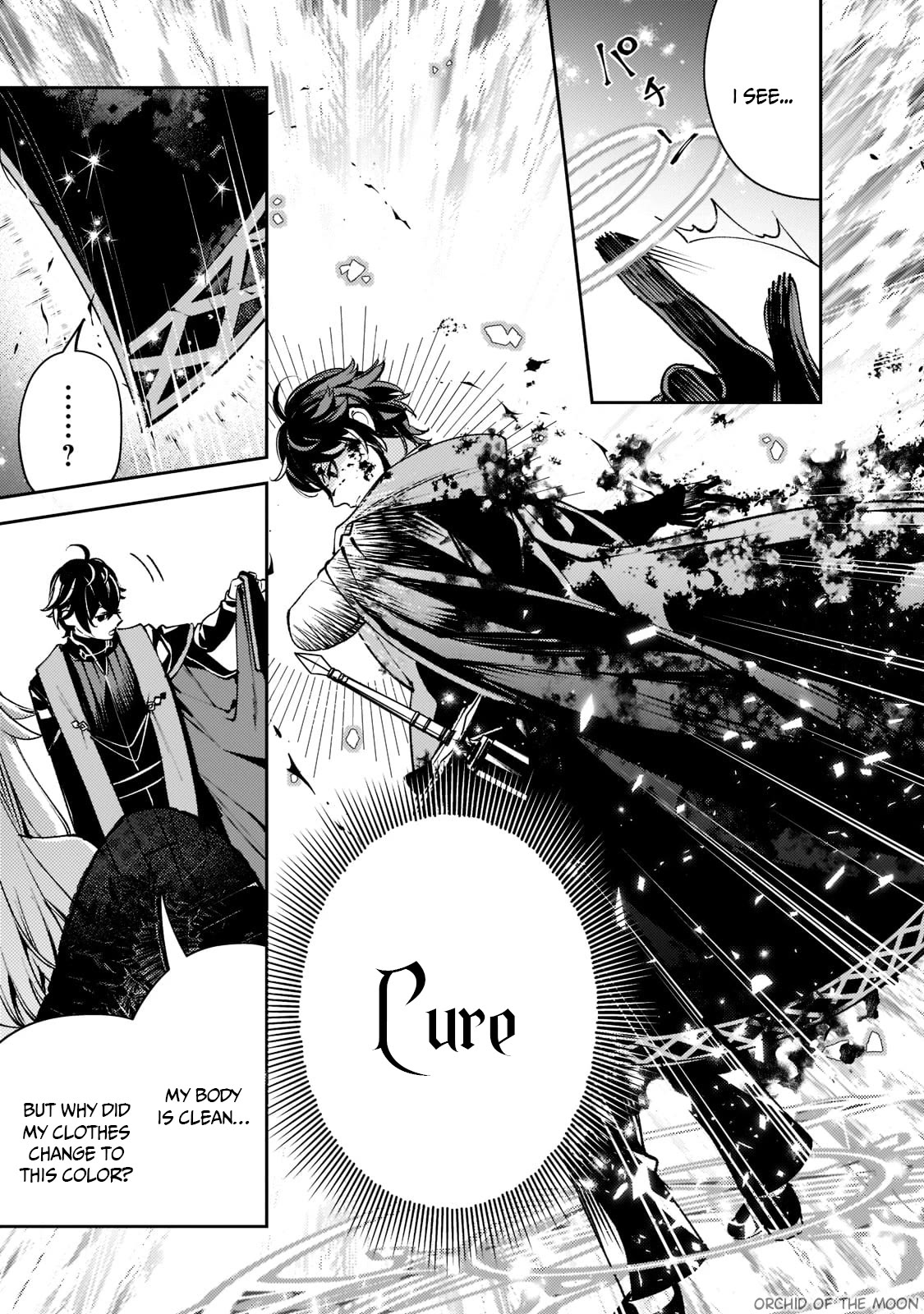 Saint of Black Kite ~The Banished Healer Masters Dark Magic With Abundant Magical Power~ Chapter 6 page 18 - Chapter 6: The bravery and the story of that bird, together with the goddess he believed in.