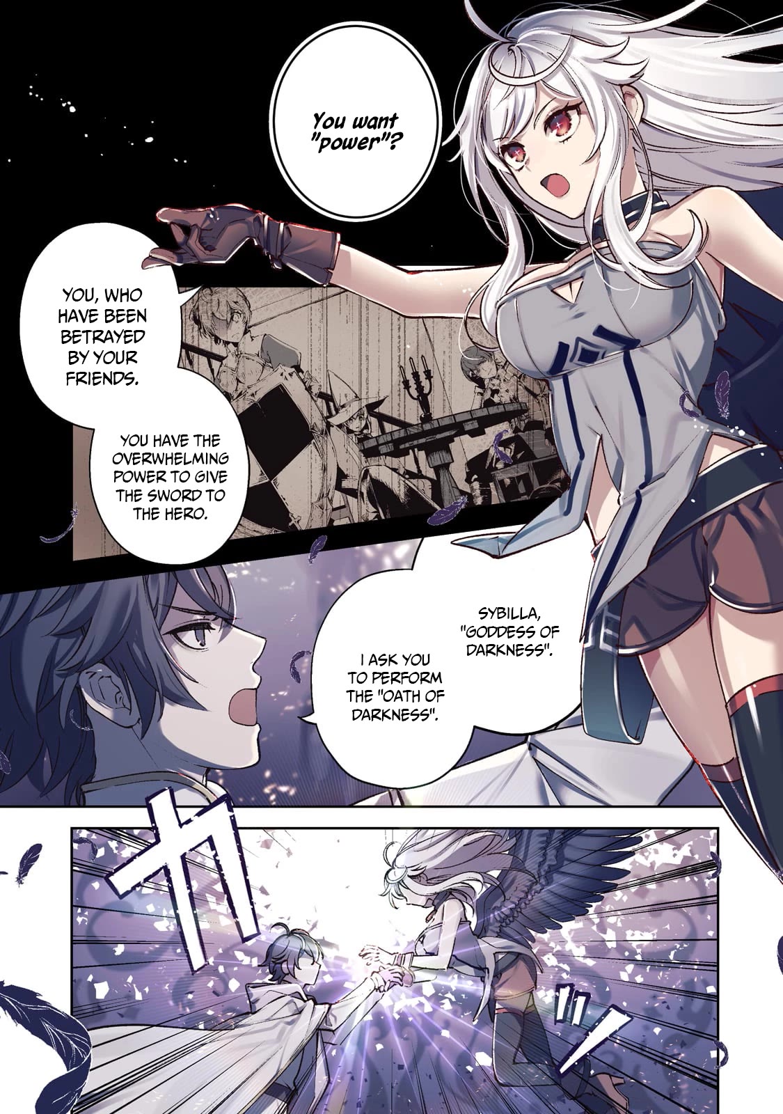 Saint of Black Kite ~The Banished Healer Masters Dark Magic With Abundant Magical Power~ Chapter 6 page 2 - Chapter 6: The bravery and the story of that bird, together with the goddess he believed in.