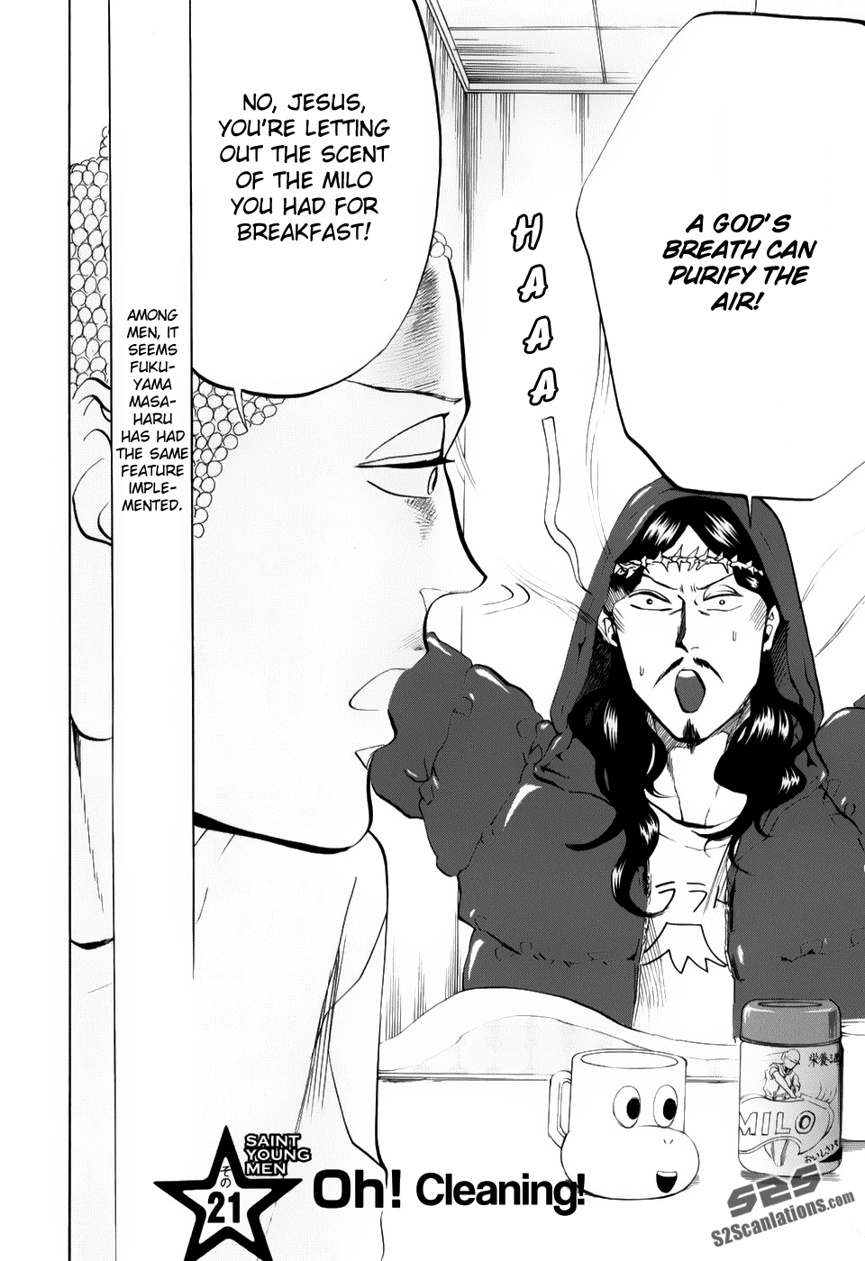 Saint Oniisan Chapter 21.2 page 3 - Chapter 21 v2 : Oh! Cleaning!