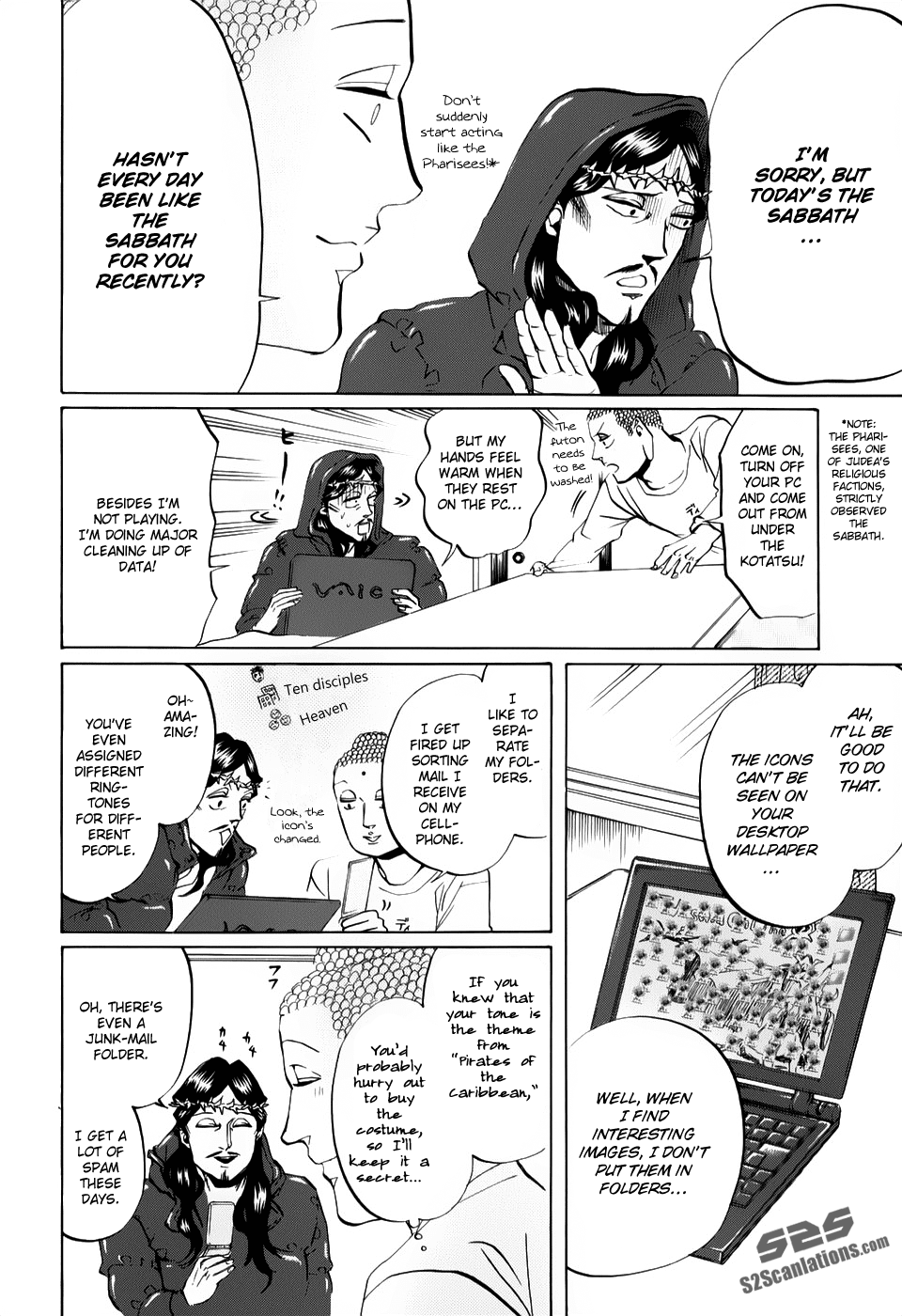 Saint Oniisan Chapter 21.2 page 5 - Chapter 21 v2 : Oh! Cleaning!