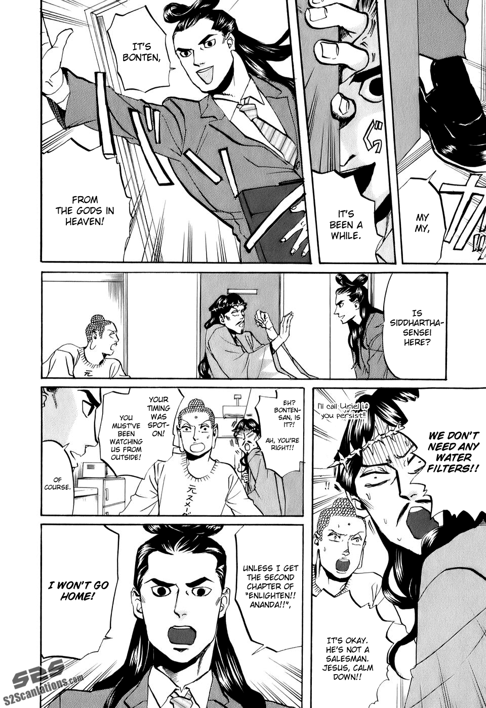 Saint Oniisan Chapter 22.2 page 13 - Chapter 22 v2 : A Nose, Glasses, and Buddha