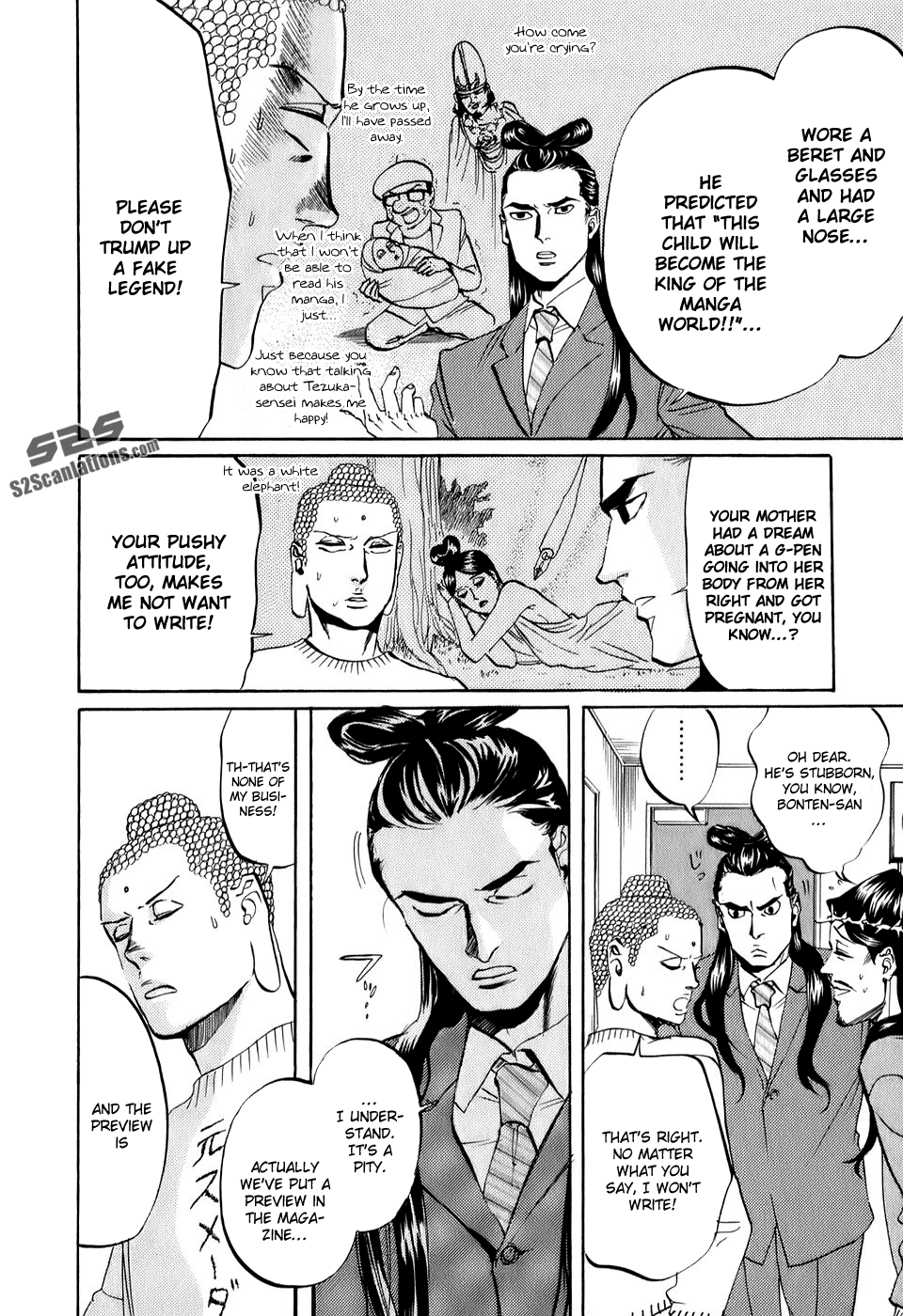 Saint Oniisan Chapter 22.2 page 15 - Chapter 22 v2 : A Nose, Glasses, and Buddha