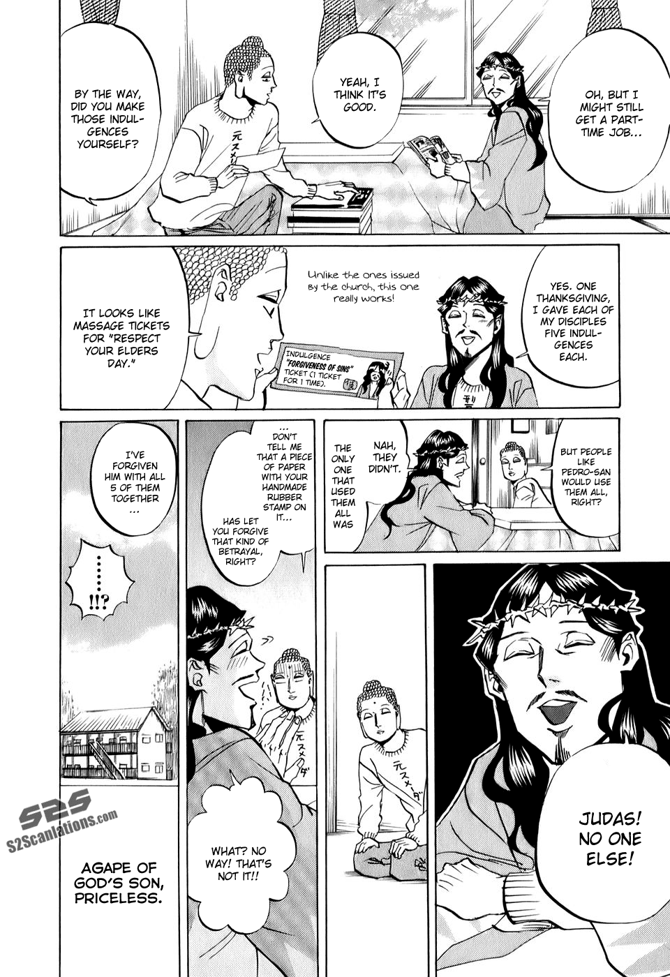 Saint Oniisan Chapter 22.2 page 17 - Chapter 22 v2 : A Nose, Glasses, and Buddha