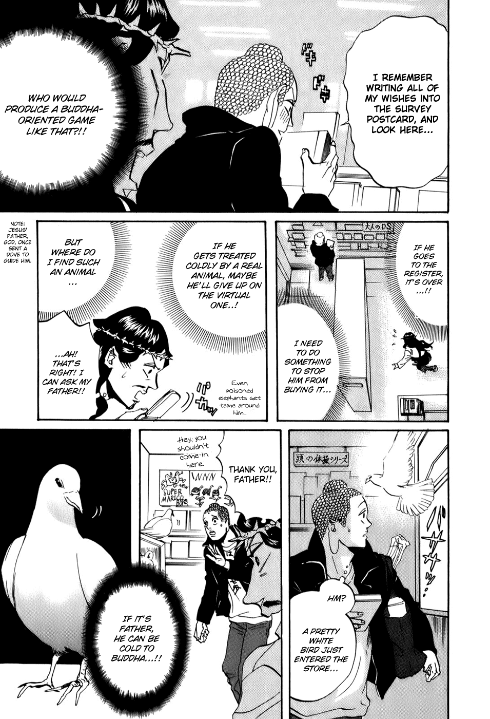 Saint Oniisan Chapter 24.2 page 10 - Chapter 24 v2 : Buddha's Birthday