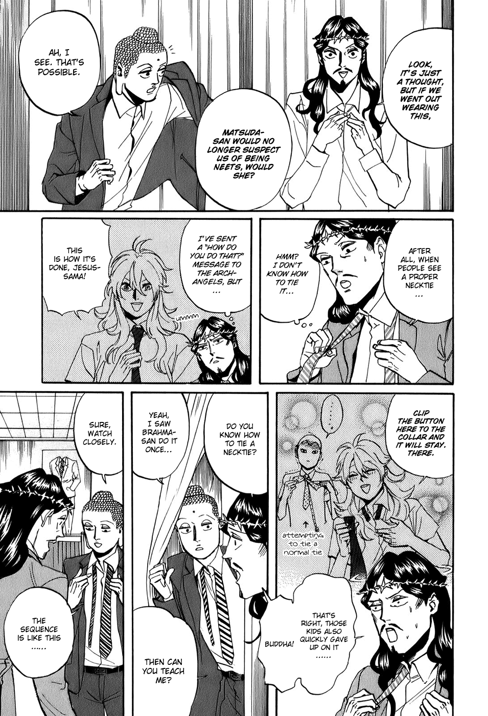 Saint Oniisan Chapter 25.2 page 10 - Chapter 25 v2 : Wearing Clothes