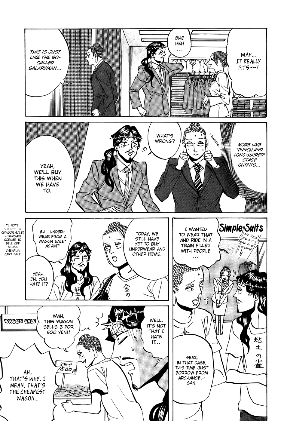 Saint Oniisan Chapter 25.2 page 12 - Chapter 25 v2 : Wearing Clothes