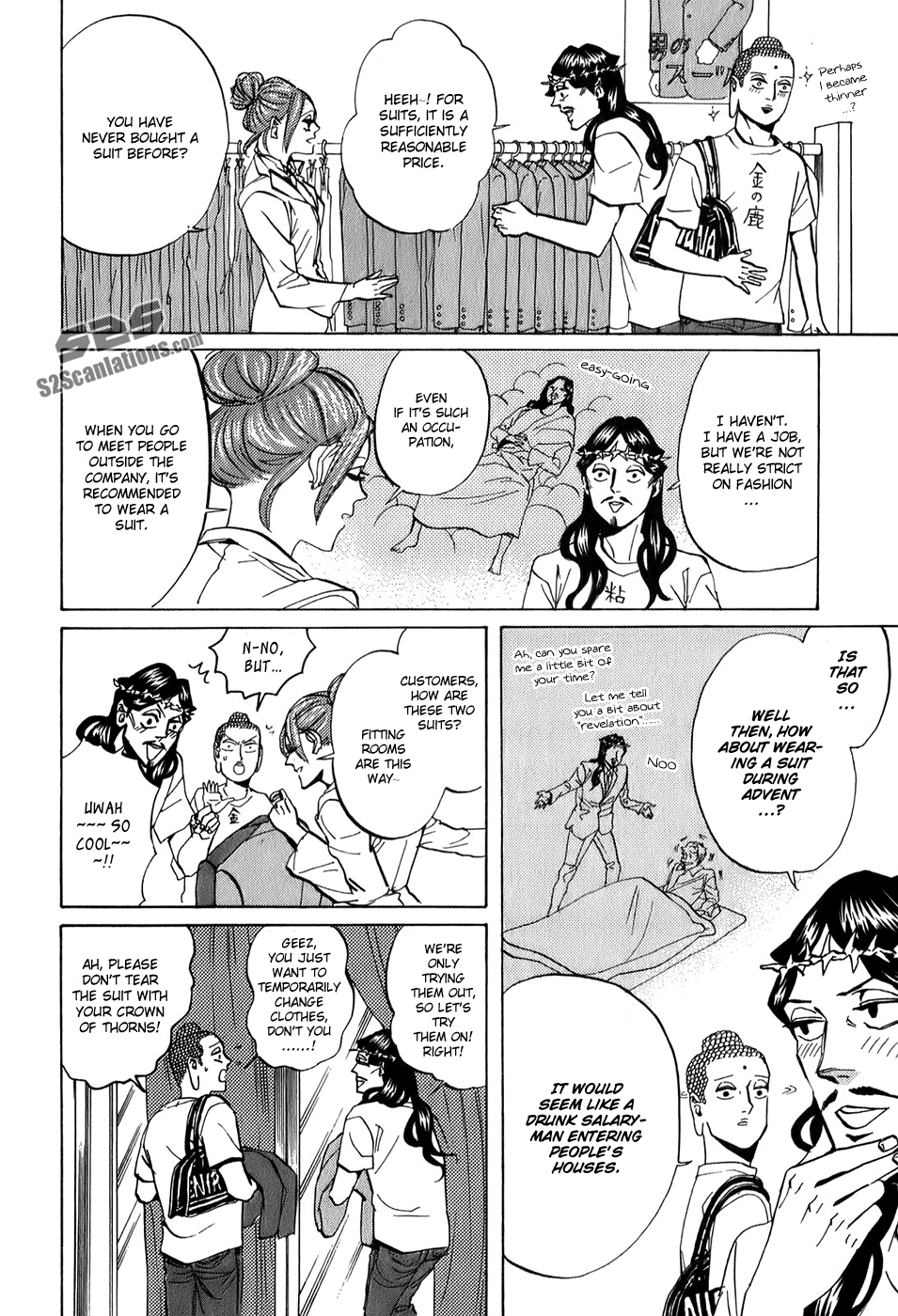 Saint Oniisan Chapter 25.2 page 9 - Chapter 25 v2 : Wearing Clothes