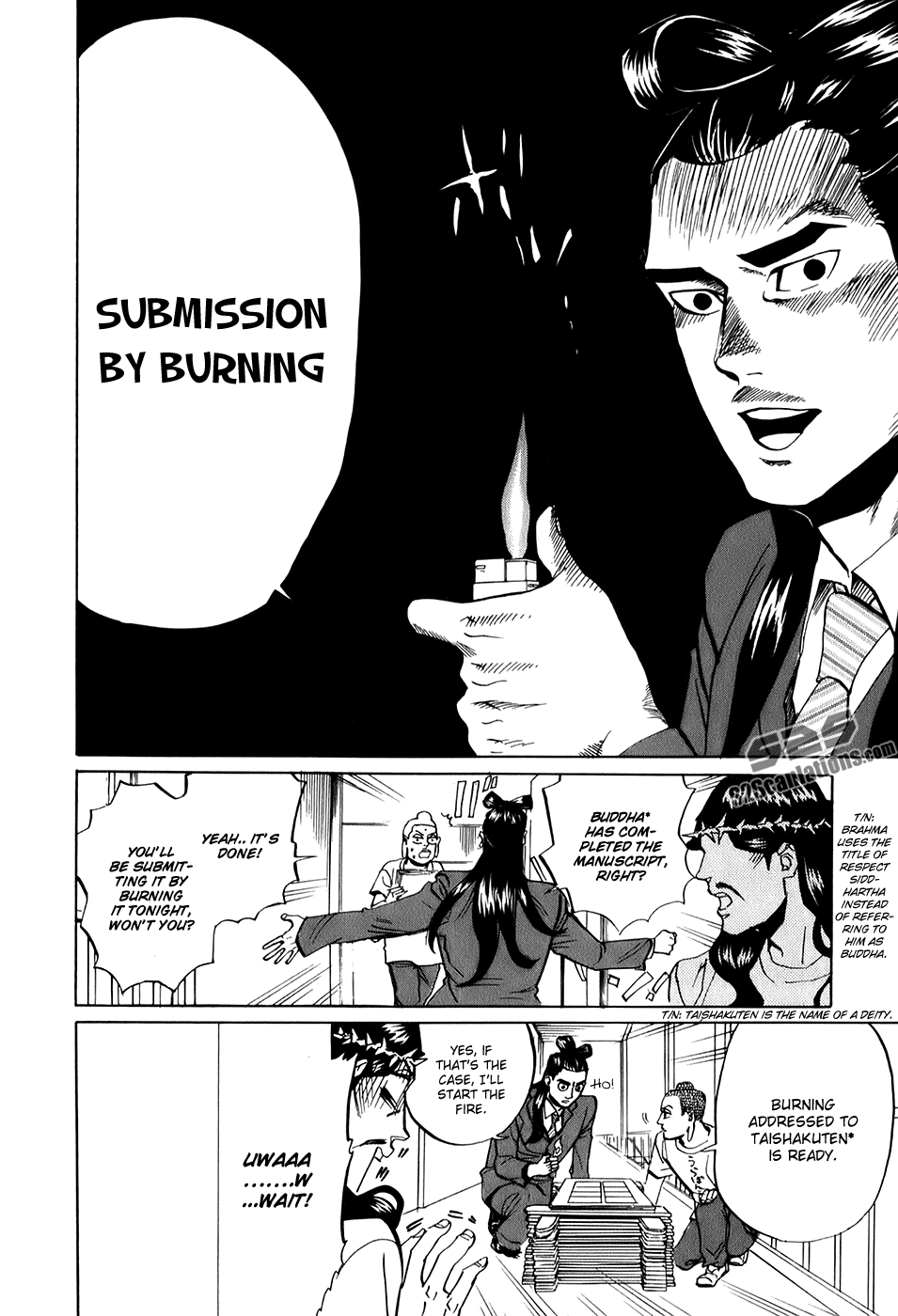 Saint Oniisan Chapter 27.2 page 10 - Chapter 27 v2 : Obon. Brahma. Bon.