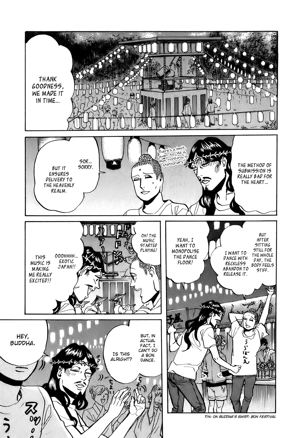 Saint Oniisan Chapter 27.2 page 11 - Chapter 27 v2 : Obon. Brahma. Bon.