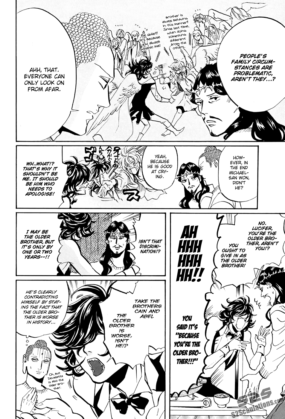 Saint Oniisan Chapter 32.2 page 15 - Chapter 32 v2 : Snuggly Plan!
