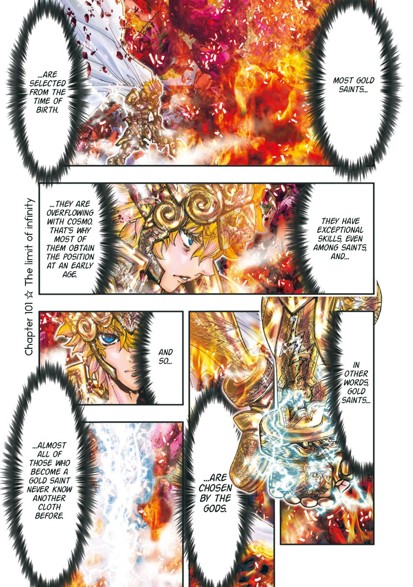 Saint Seiya Episode.G -Assassin- Chapter 101 page 1 - Chapter 101: The limit of infinity