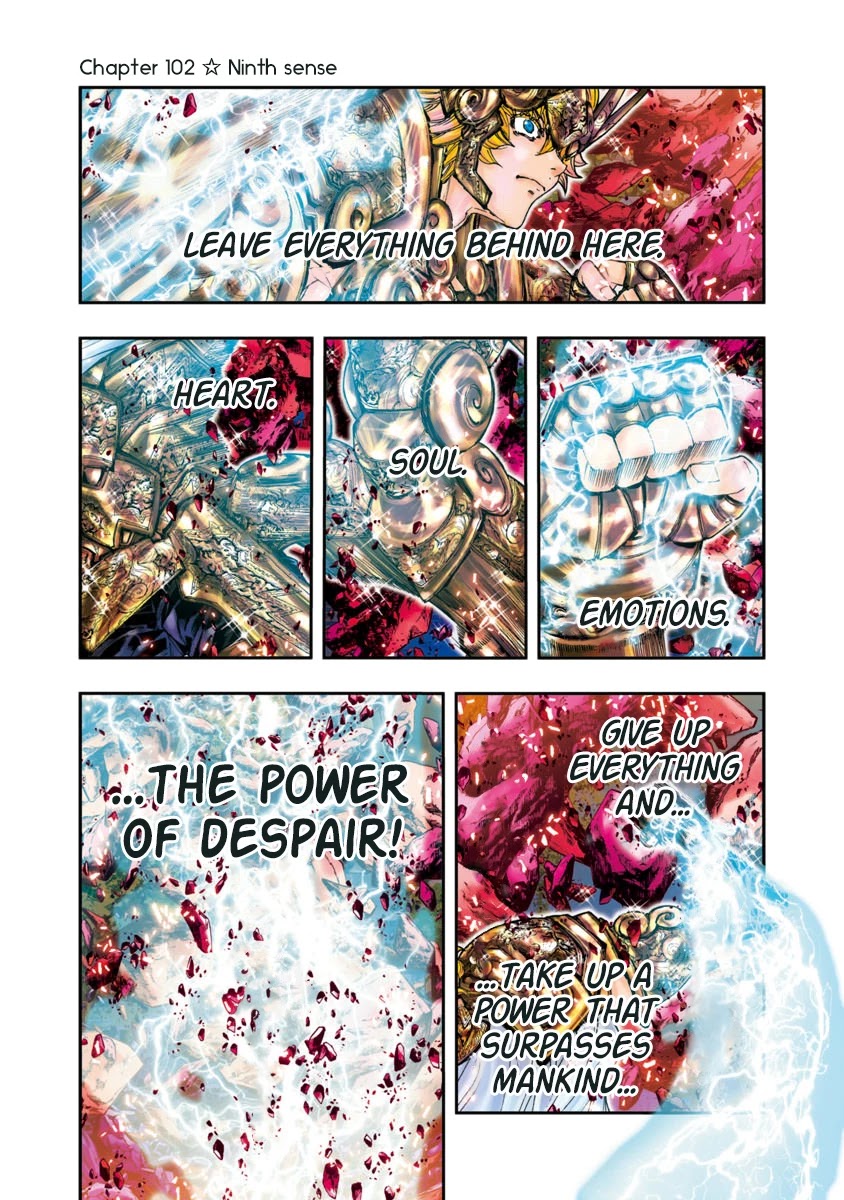 Saint Seiya Episode.G -Assassin- Chapter 102 page 1 - Chapter 102: Ninth sense