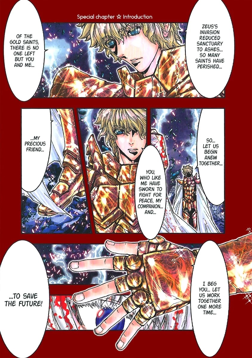 Saint Seiya Episode.G -Assassin- Chapter 110.5 page 1 - Chapter 110.5: Special chapter: Introduction