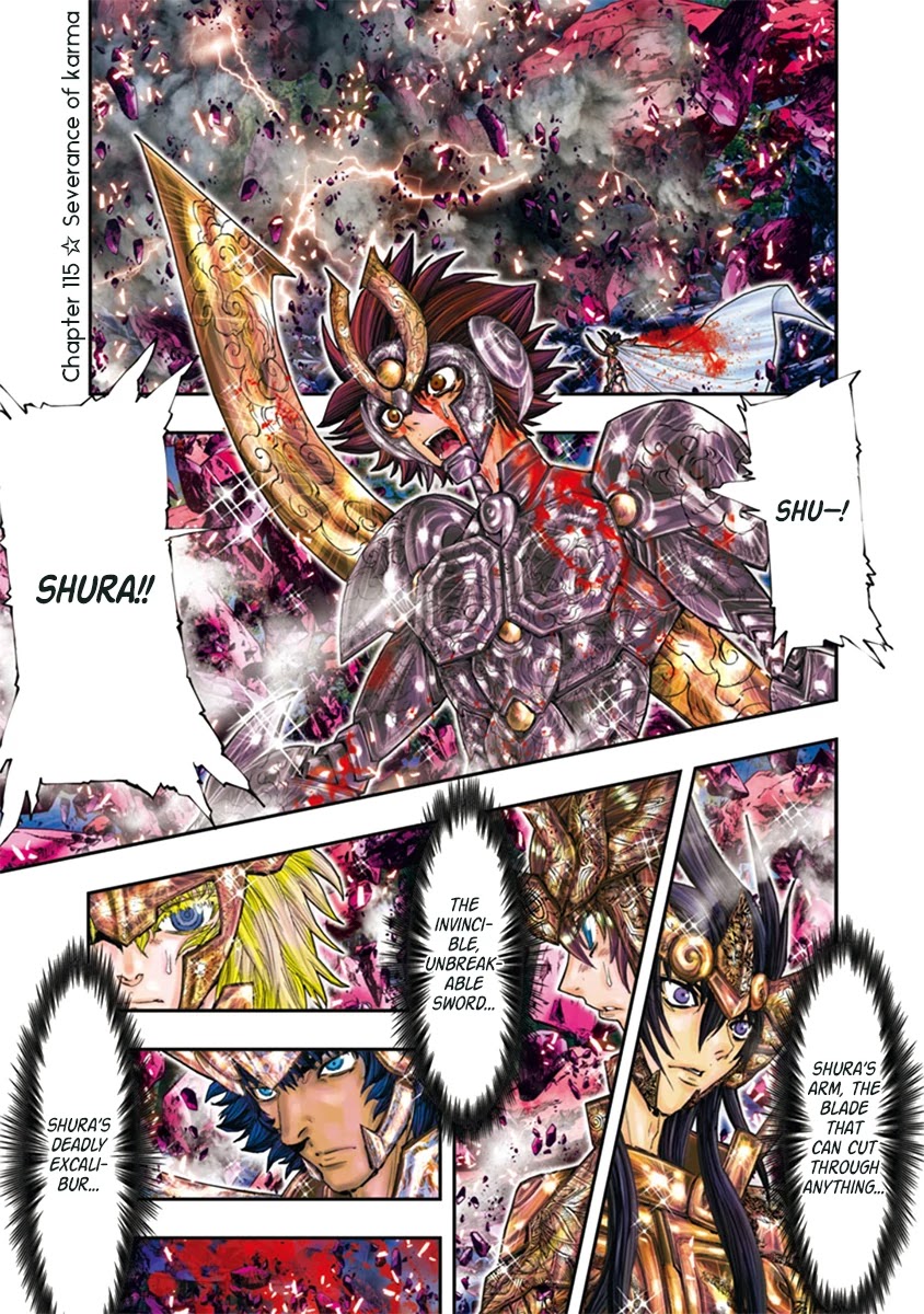 Saint Seiya Episode.G -Assassin- Chapter 115 page 1 - Chapter 115: Severance of Karma